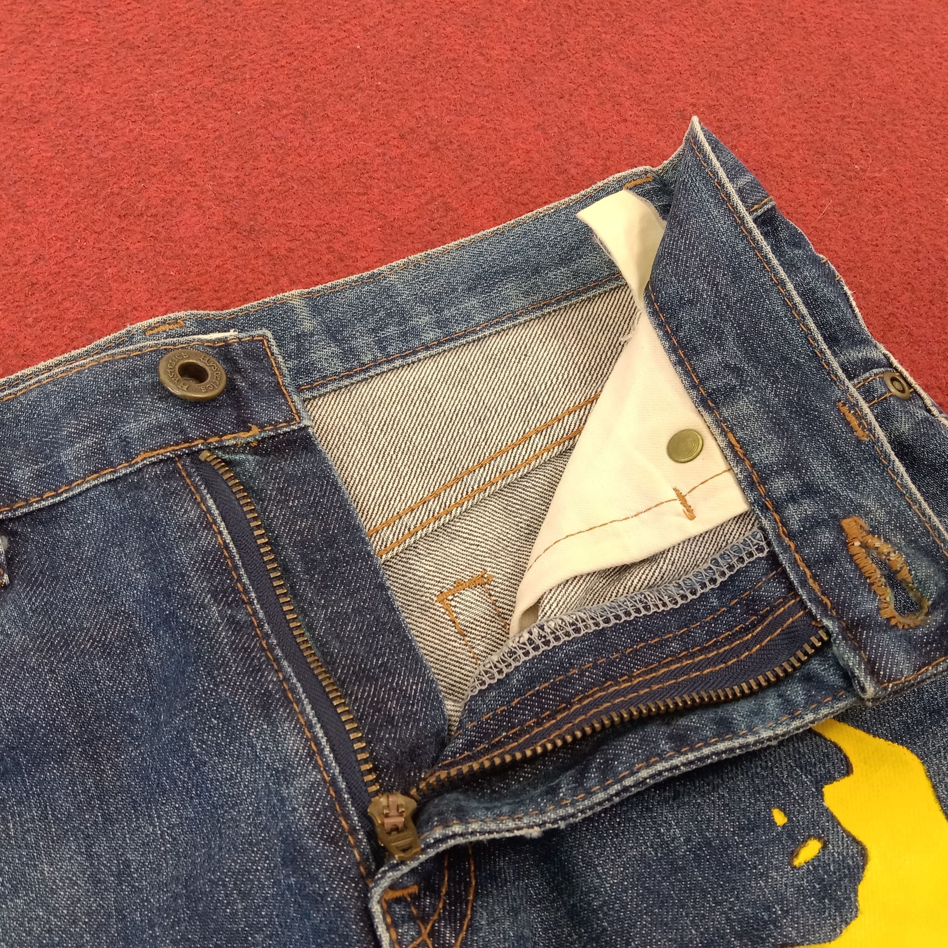 Hysteric Glamour × Japanese Brand × Vintage Hysteric Glamour Japanese Brand Custom Logo Style Jeans Size 28" / US 6 / IT 42 - 8 Thumbnail