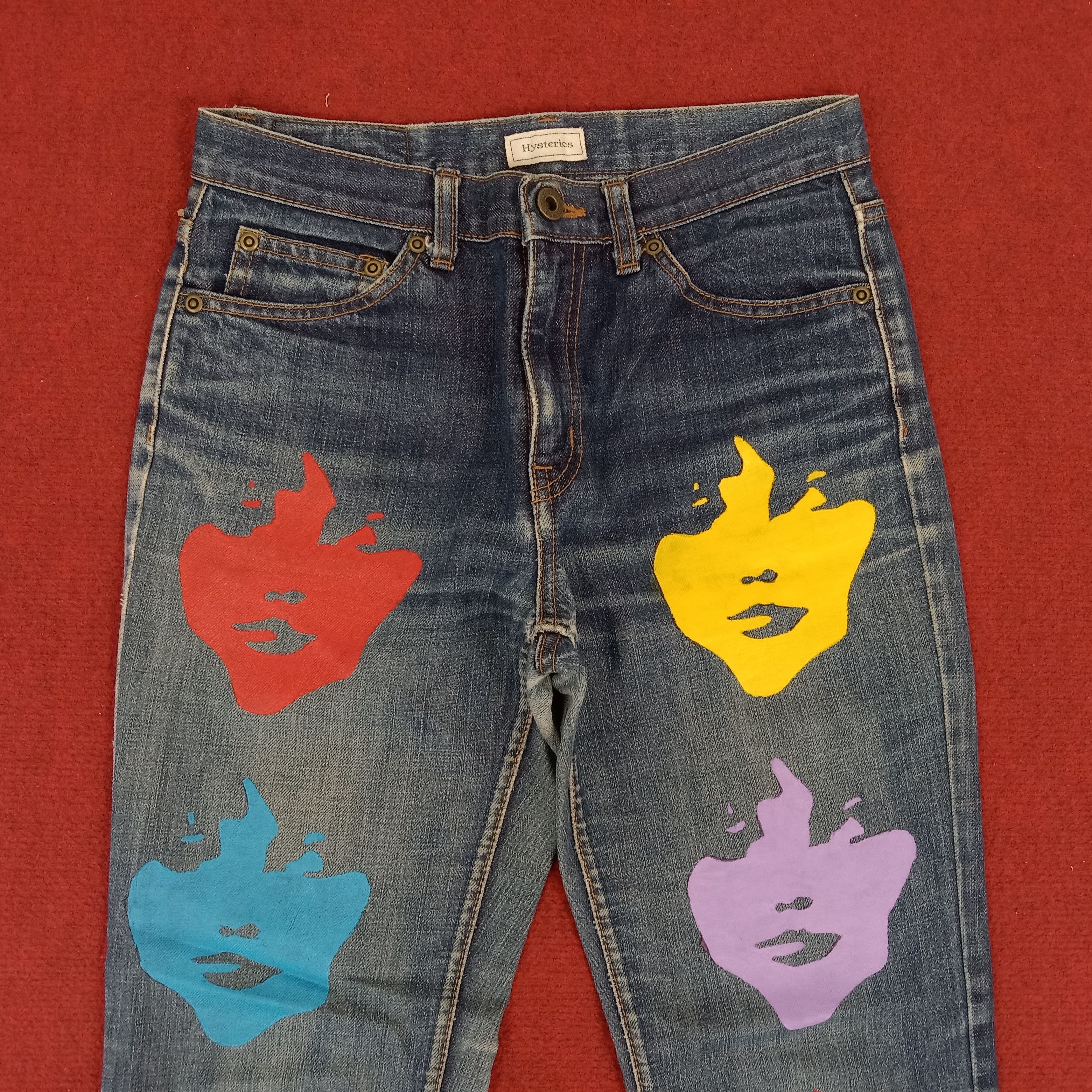 Hysteric Glamour × Japanese Brand × Vintage Hysteric Glamour Japanese Brand Custom Logo Style Jeans Size 28" / US 6 / IT 42 - 2 Thumbnail