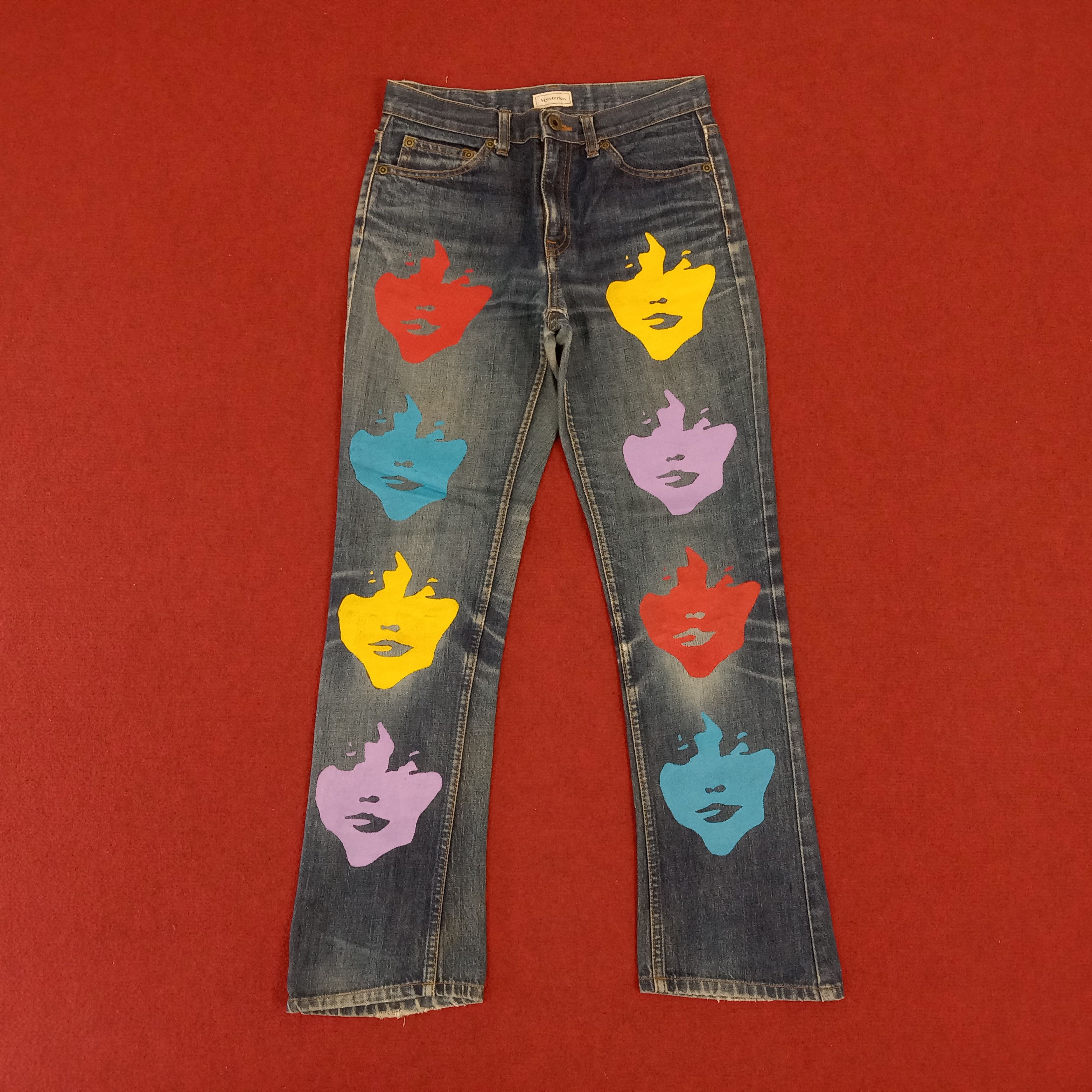 Hysteric Glamour × Japanese Brand × Vintage Hysteric Glamour Japanese Brand Custom Logo Style Jeans Size 28" / US 6 / IT 42 - 1 Thumbnail