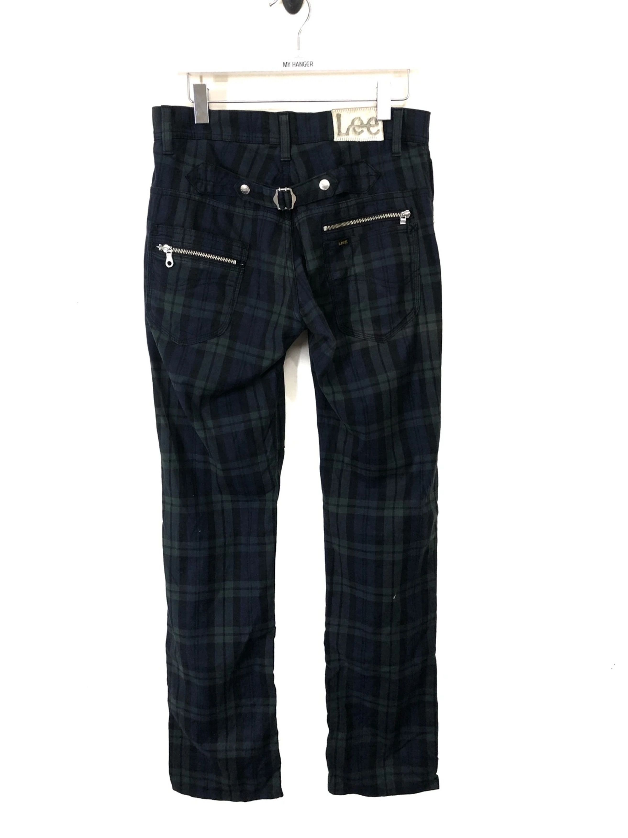 Lee Vintage Lee Checkered Multi Zipper Tactical Pants Multi Size US 33 - 4 Thumbnail