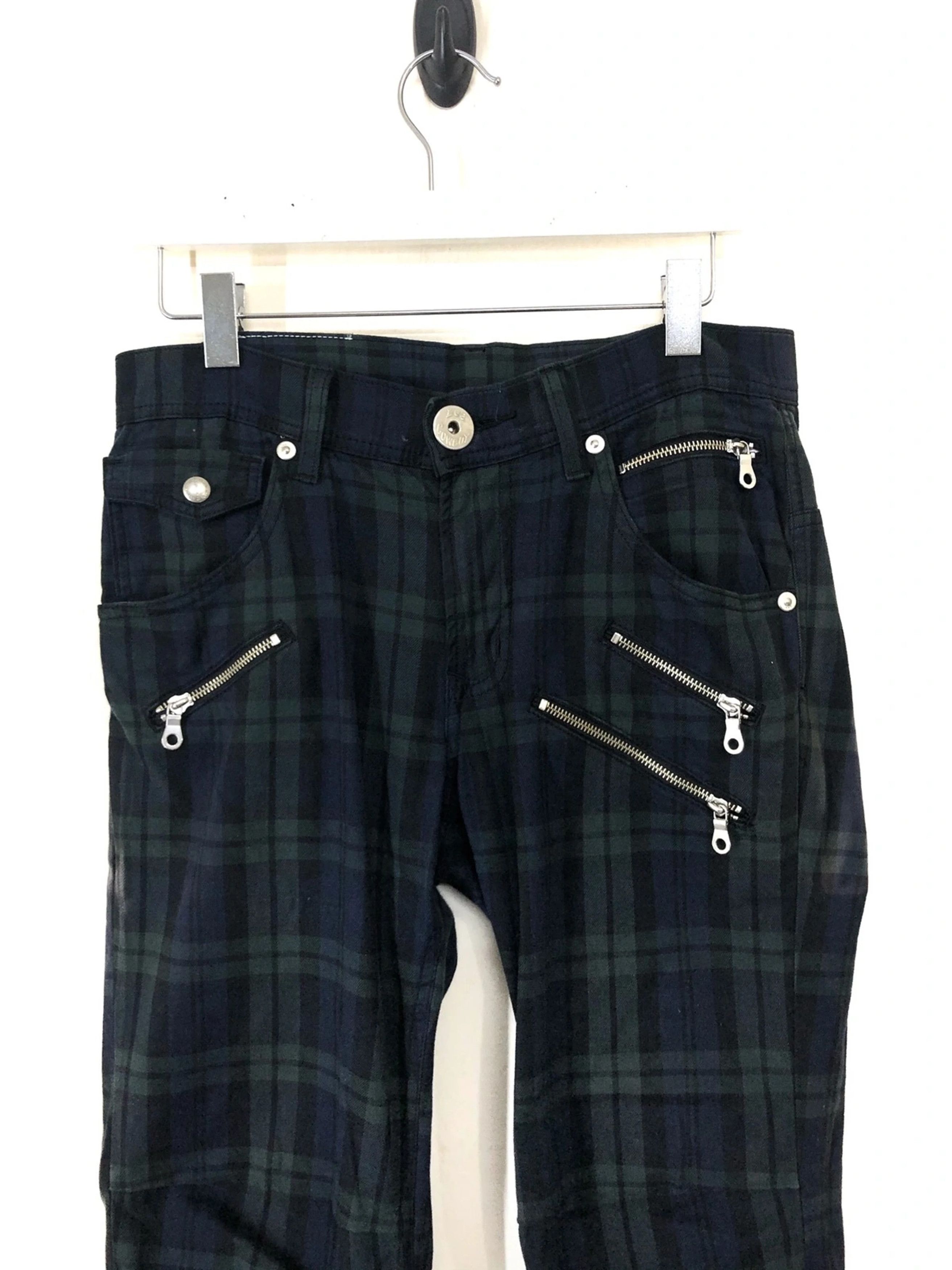 Lee Vintage Lee Checkered Multi Zipper Tactical Pants Multi Size US 33 - 3 Thumbnail
