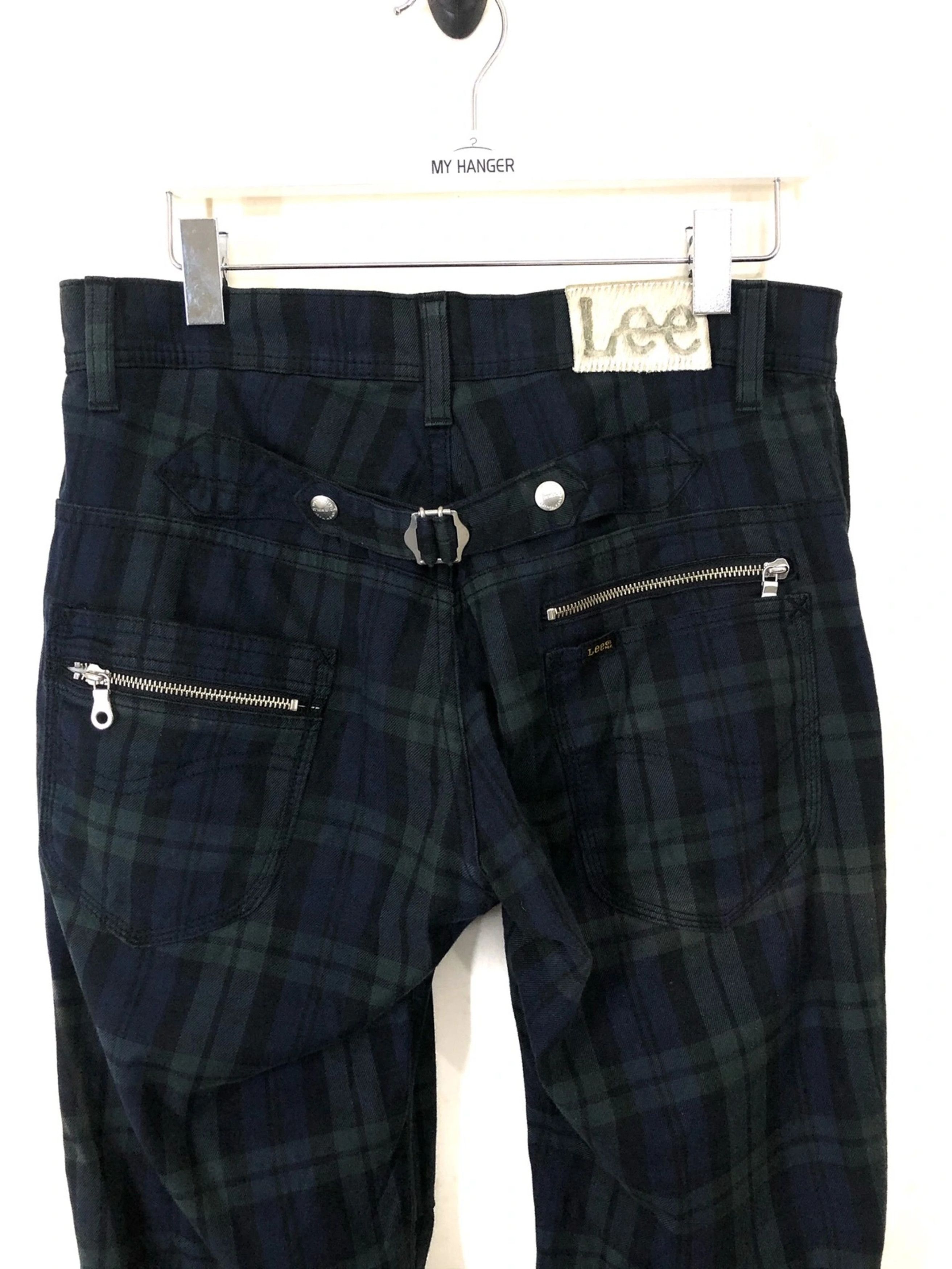 Lee Vintage Lee Checkered Multi Zipper Tactical Pants Multi Size US 33 - 5 Thumbnail