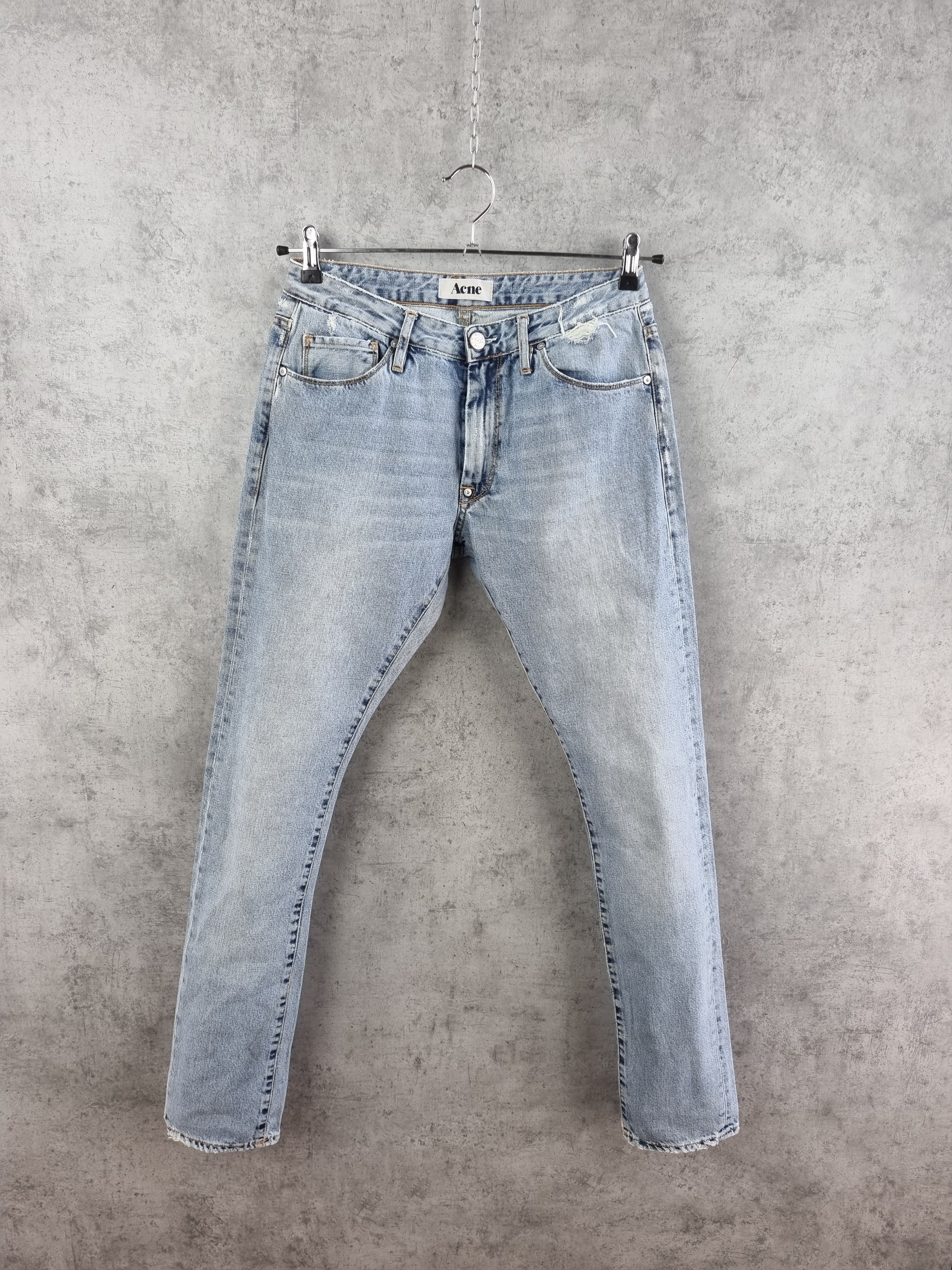Acne Studios Rare Acne Studios Hug Vision Light Blue Jeans- Vintage Levis Size US 27 - 1 Thumbnail