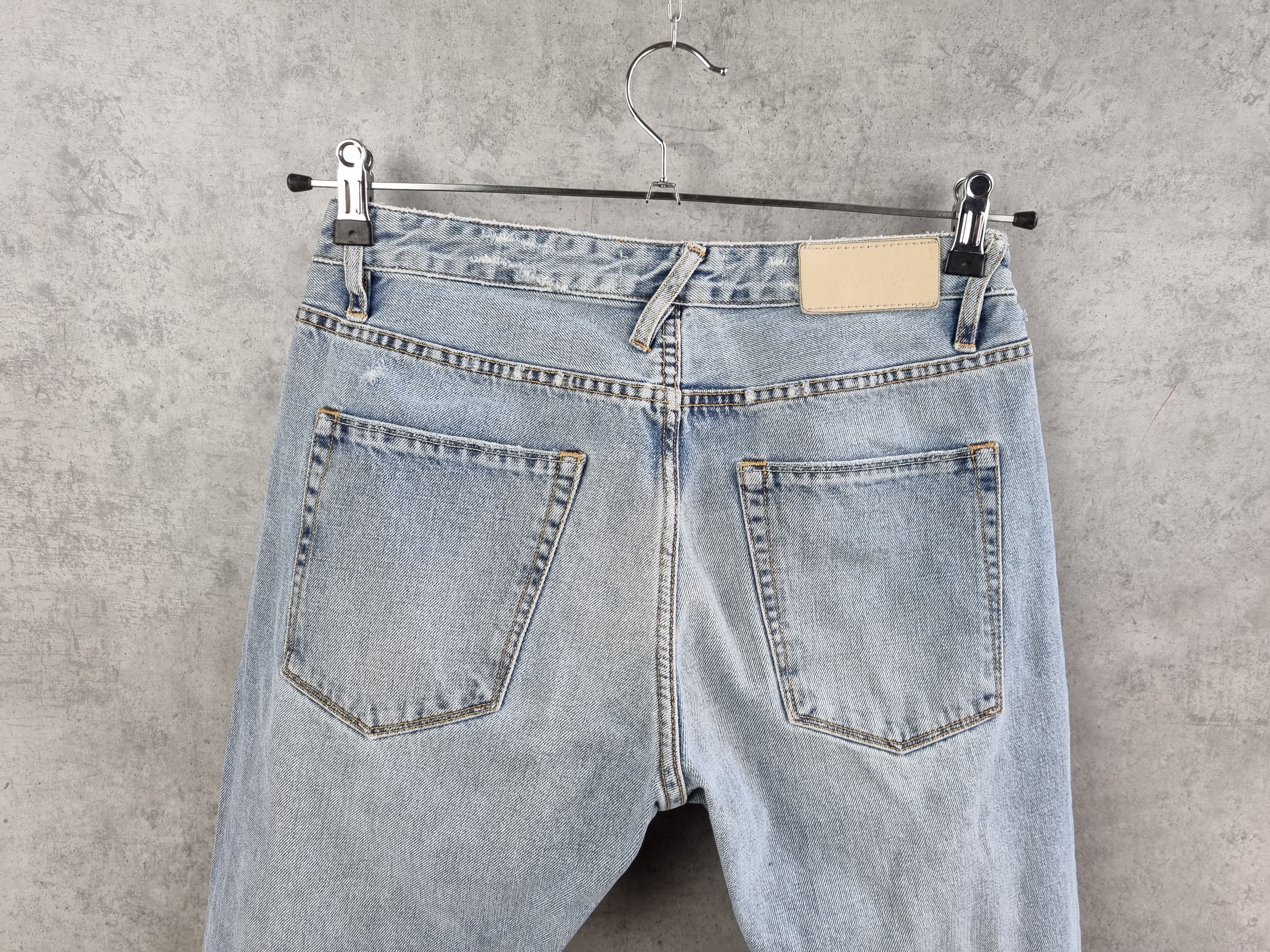 Acne Studios Rare Acne Studios Hug Vision Light Blue Jeans- Vintage Levis Size US 27 - 5 Thumbnail
