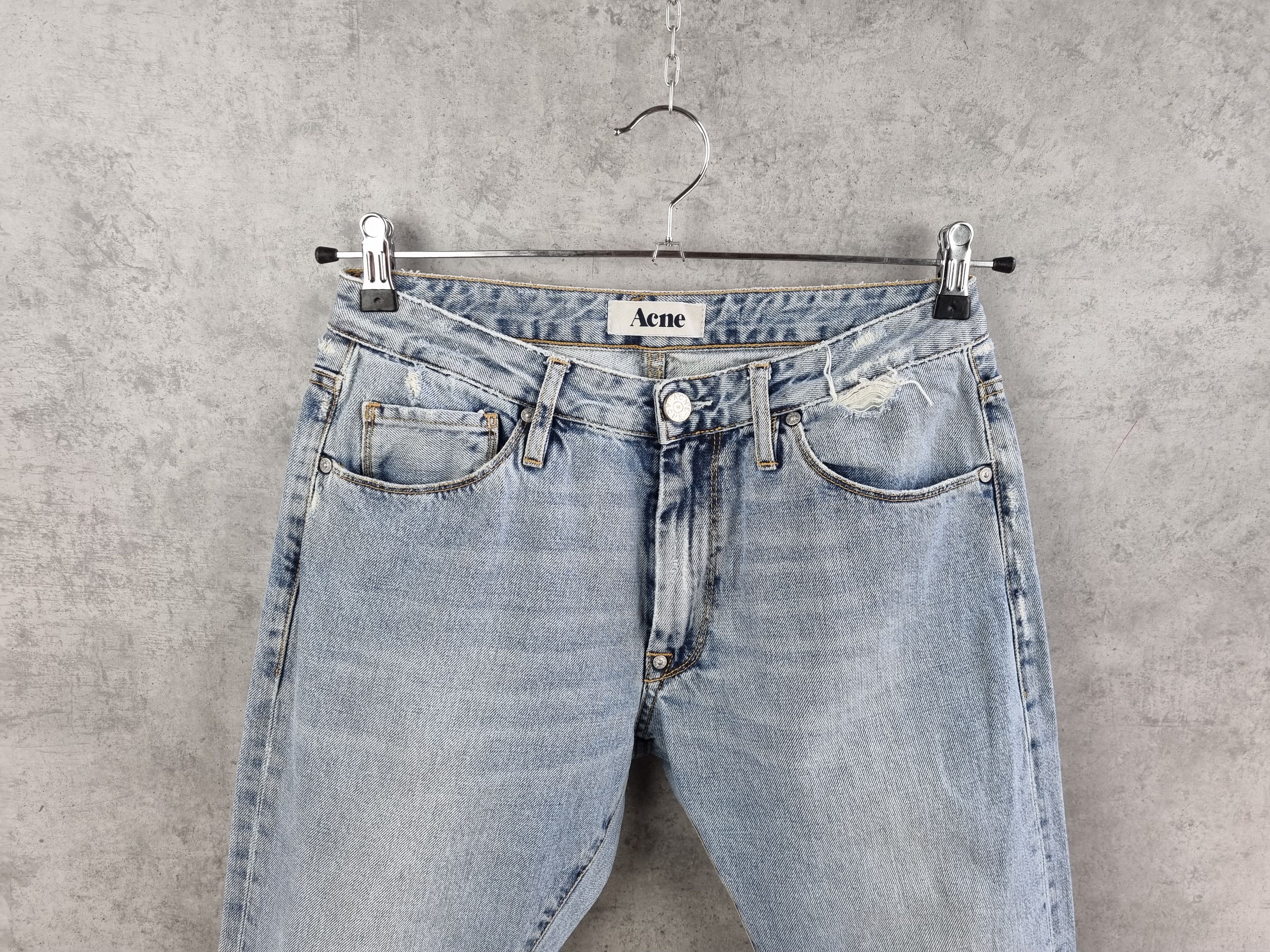 Acne Studios Rare Acne Studios Hug Vision Light Blue Jeans- Vintage Levis Size US 27 - 2 Thumbnail