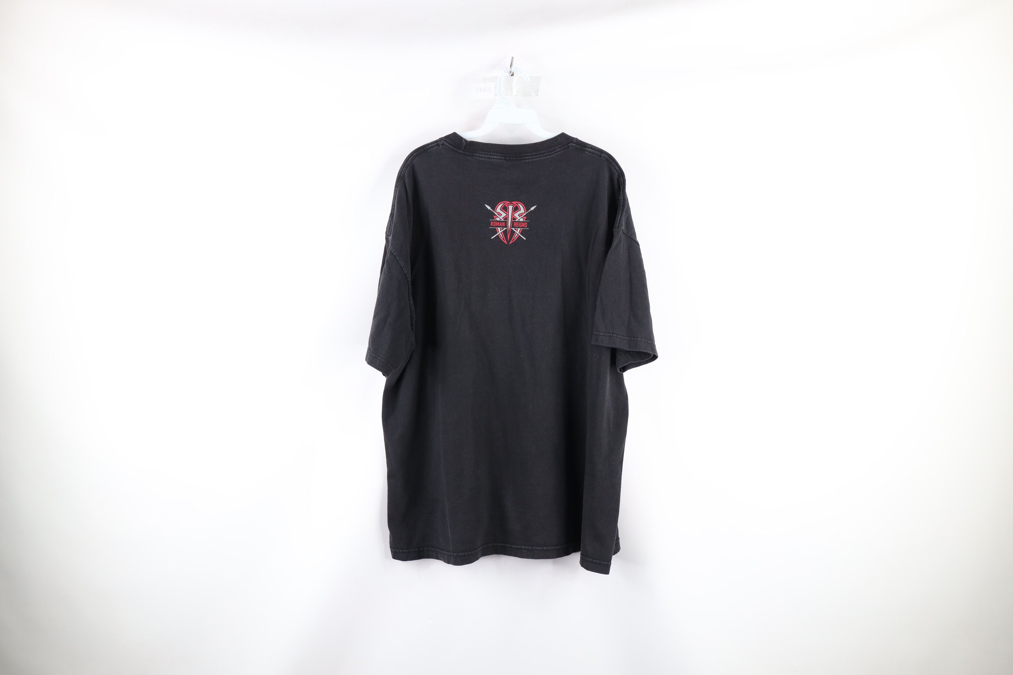 Vintage Y2K WWE Roman Reigns Wrestling Short Sleeve T-Shirt Black Size US XXL / EU 58 / 5 - 9 Thumbnail