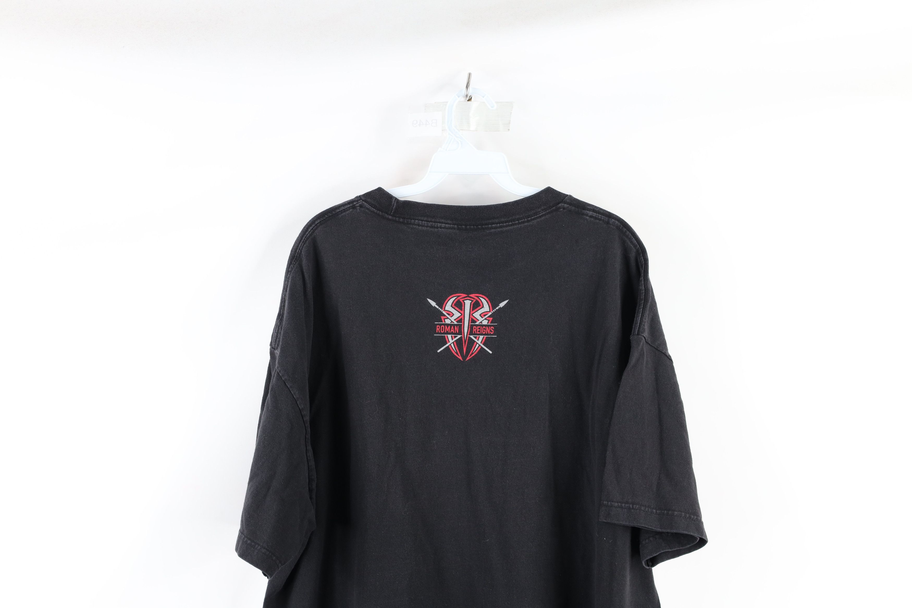 Vintage Y2K WWE Roman Reigns Wrestling Short Sleeve T-Shirt Black Size US XXL / EU 58 / 5 - 10 Thumbnail