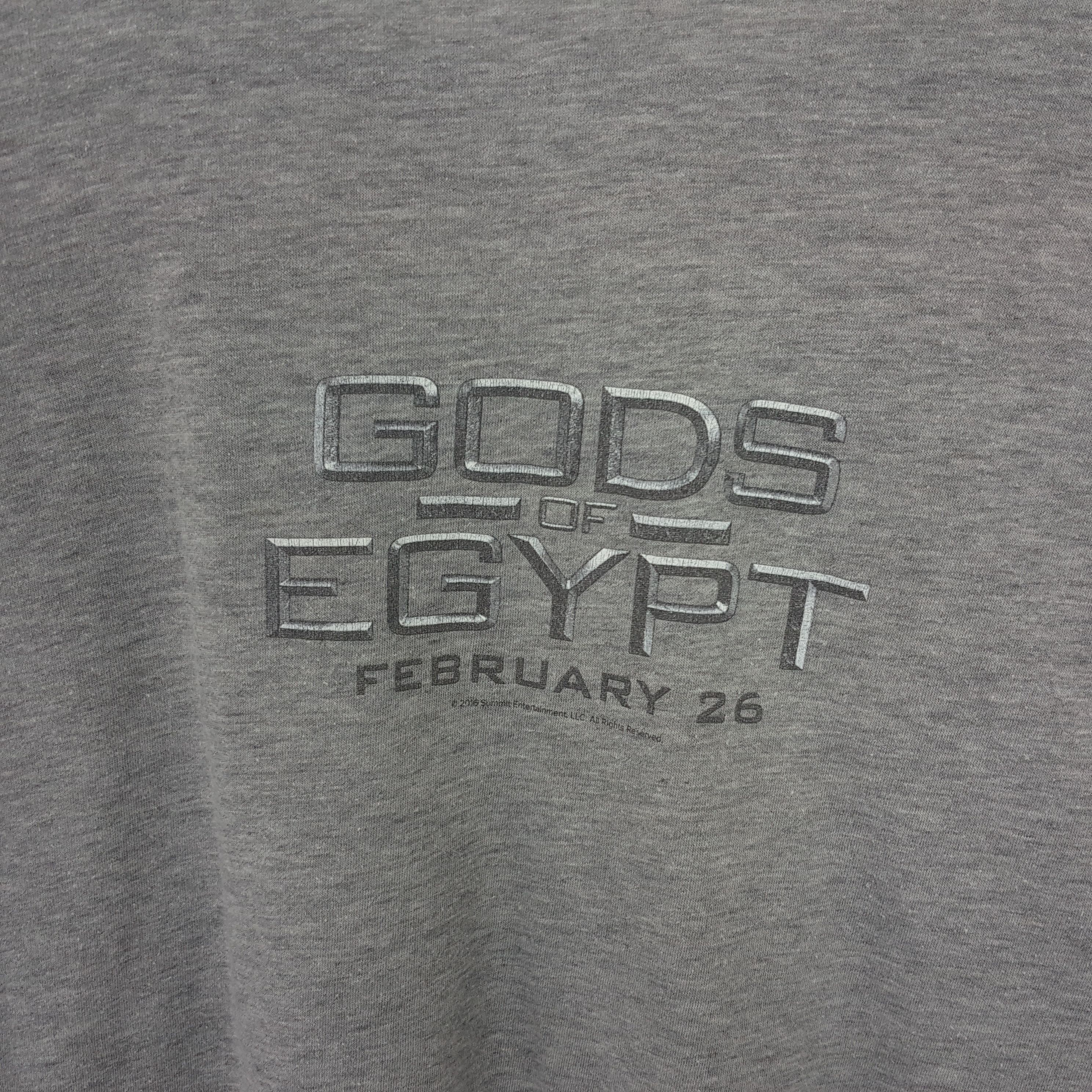 Vintage GODS OF EGYPT Movie Promo Tshirt Size US L / EU 52-54 / 3 - 4 Thumbnail
