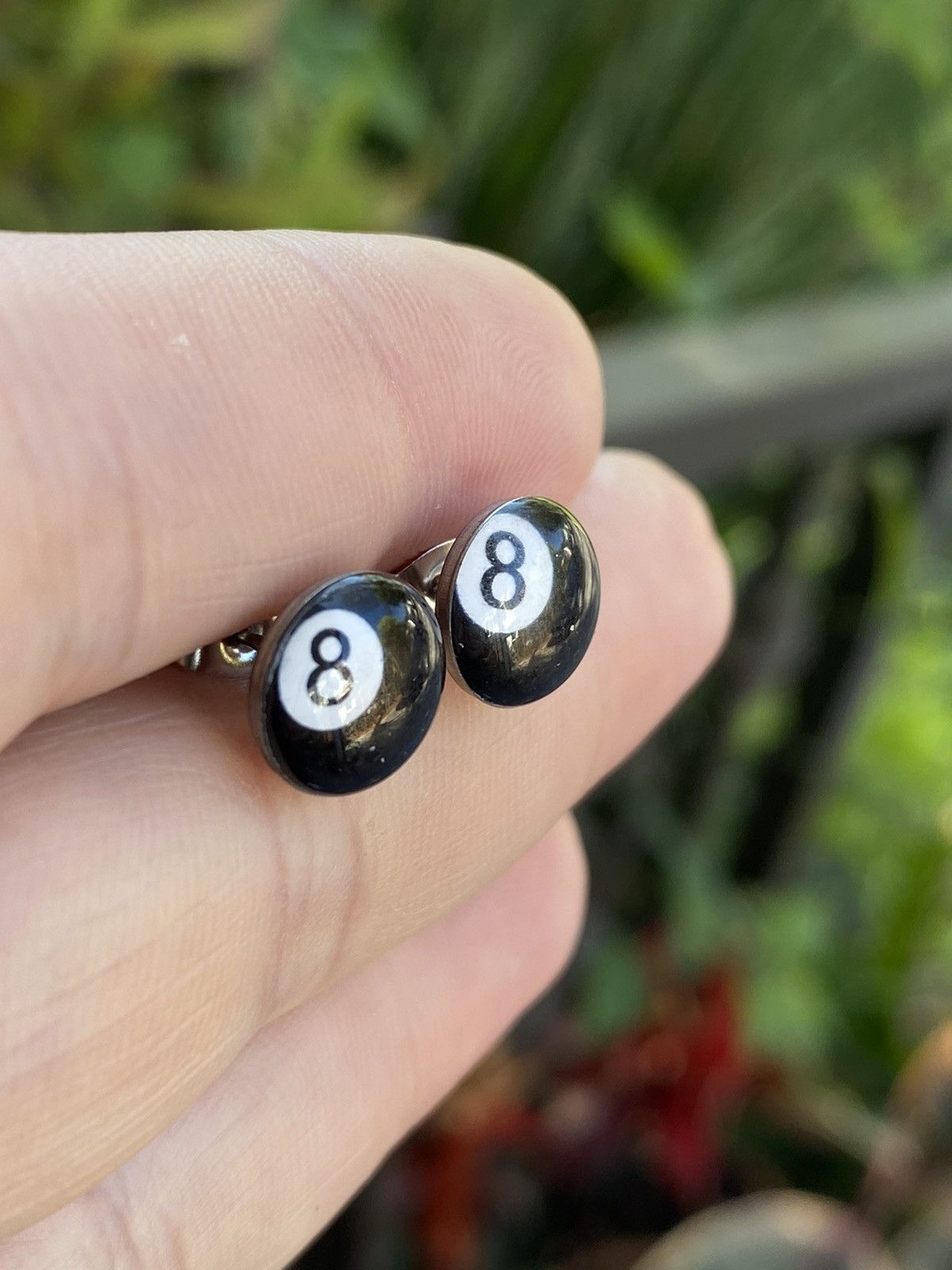 Jewelry 8 ball studd earrings Size ONE SIZE - 2 Thumbnail