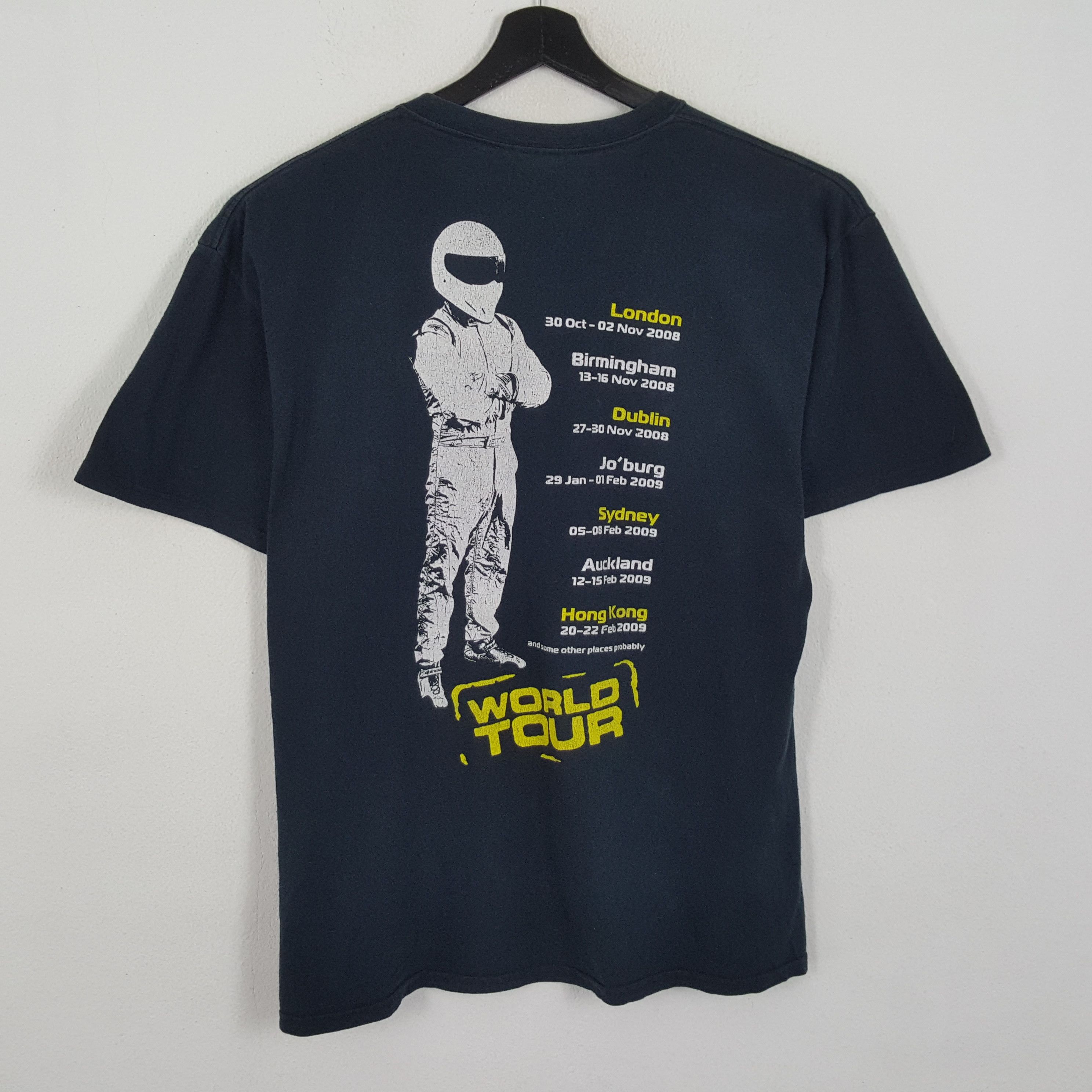 Band Tees × Vintage Racing Cars TOPGEAR LIVE WORLD TOUR Vintage Tshirt Size US L / EU 52-54 / 3 - 3 Thumbnail