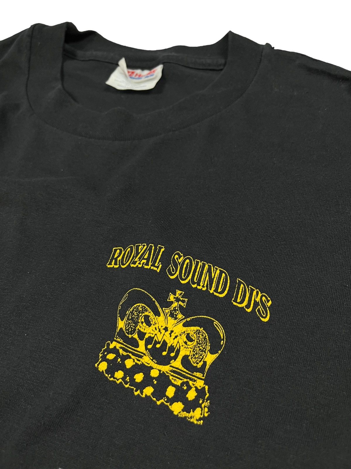 Vintage Vintage 1997 Royal Sound DJ T-shirt Techno Gabber Rave Size US XL / EU 56 / 4 - 4 Thumbnail