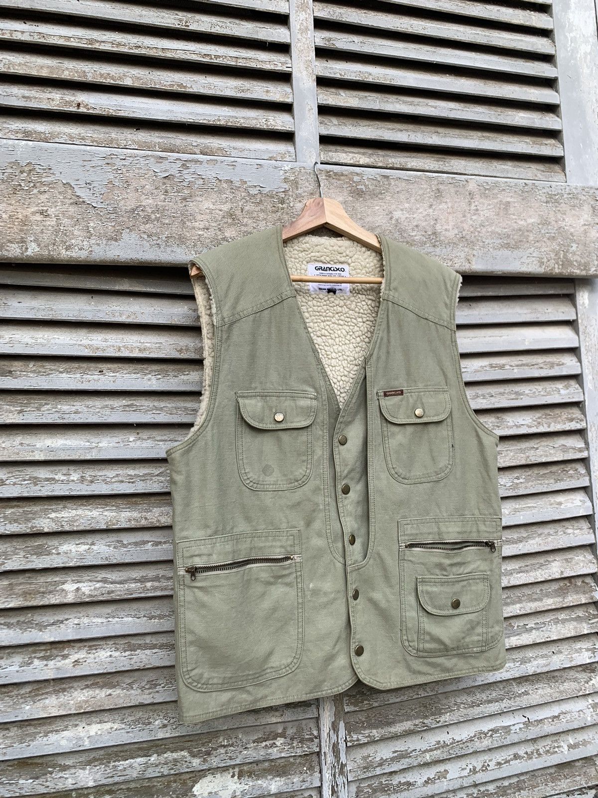 Vintage Vintage Grancisco Fleece Lined Vests By TAKAYA SHOJI CO.LTD Size US L / EU 52-54 / 3 - 3 Thumbnail