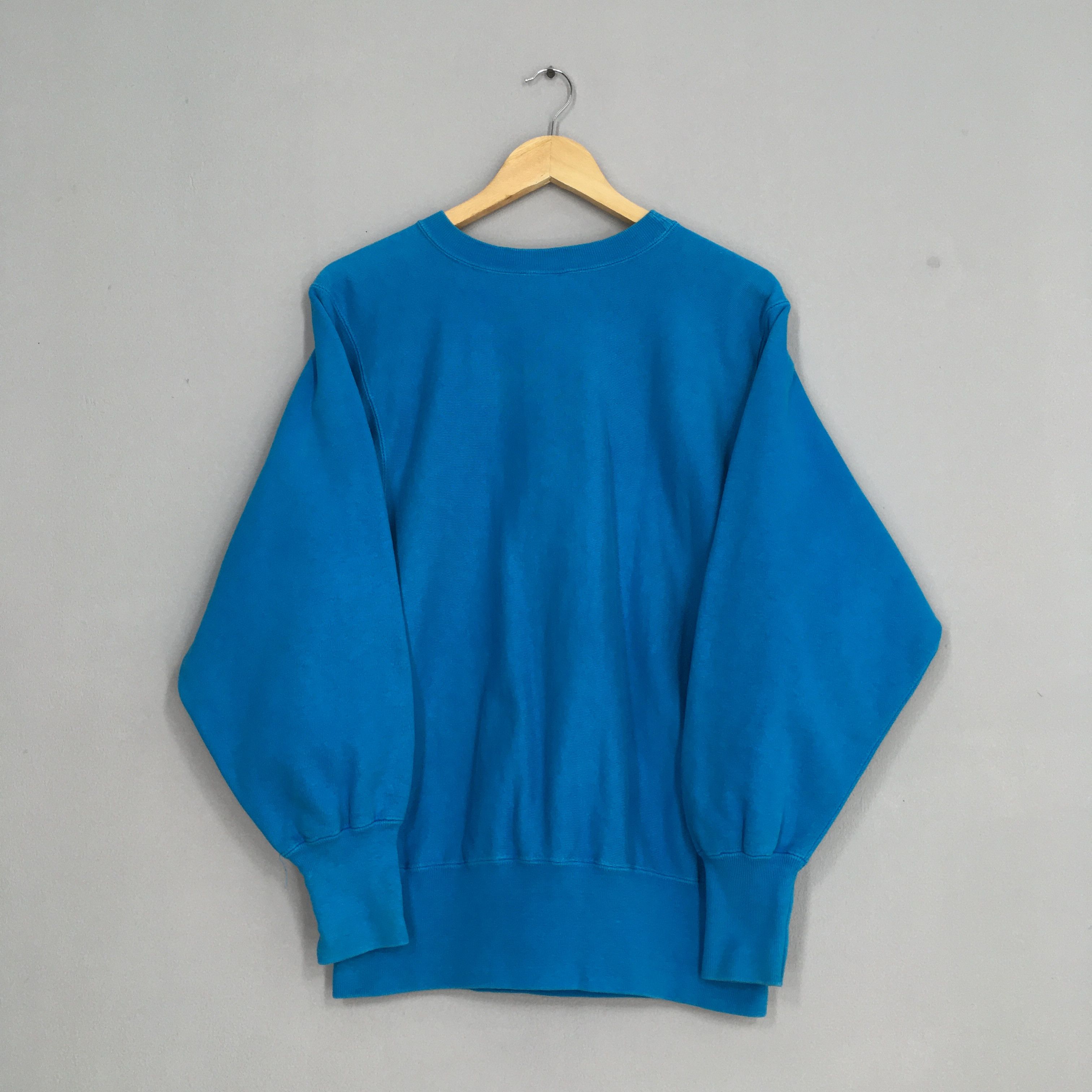 Champion × Vintage Vintage Champion Reverse Weave Ocean Blue Sweatshirt Medium Size US M / EU 48-50 / 2 - 9 Thumbnail