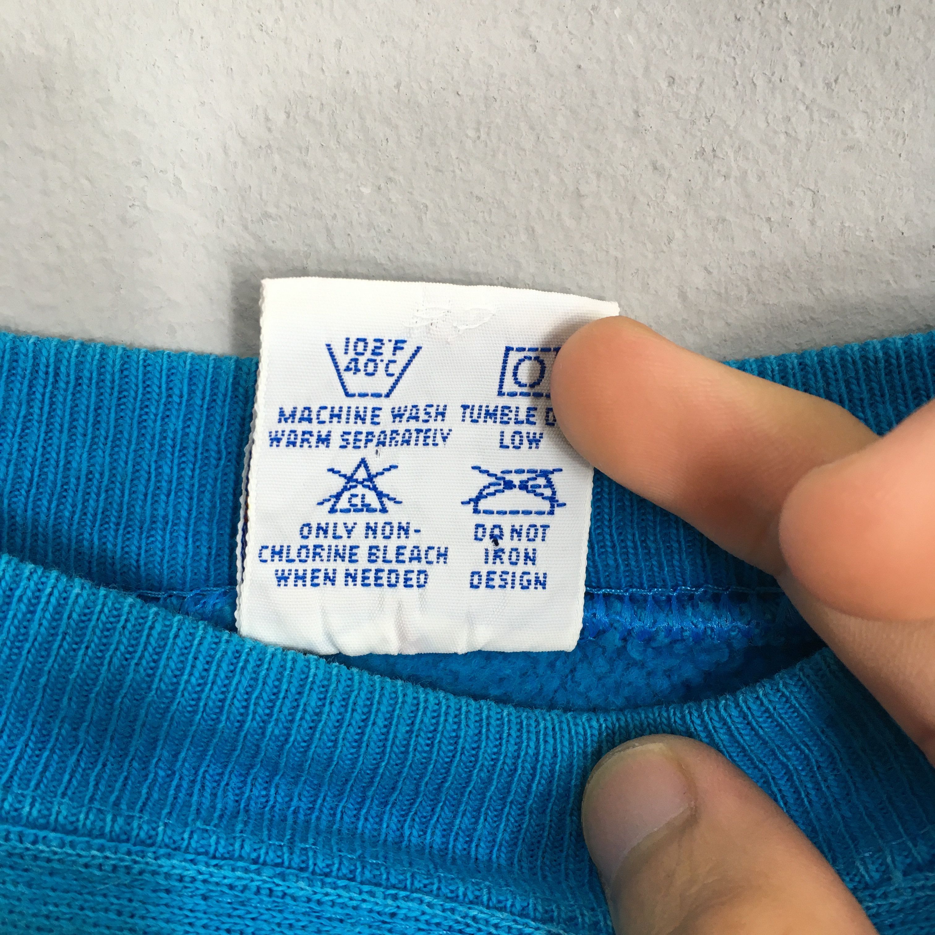 Champion × Vintage Vintage Champion Reverse Weave Ocean Blue Sweatshirt Medium Size US M / EU 48-50 / 2 - 8 Thumbnail