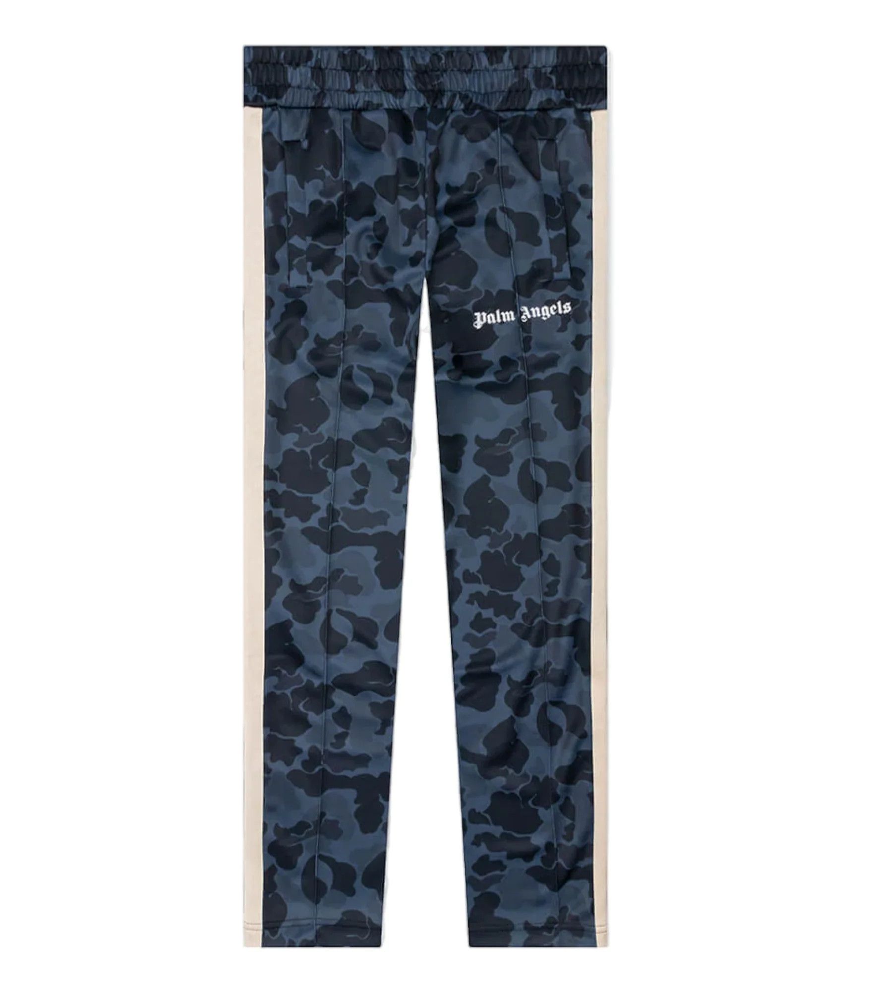 image of Palm Angels Night Camo Track Pants in Blue, Men's (Size 30)