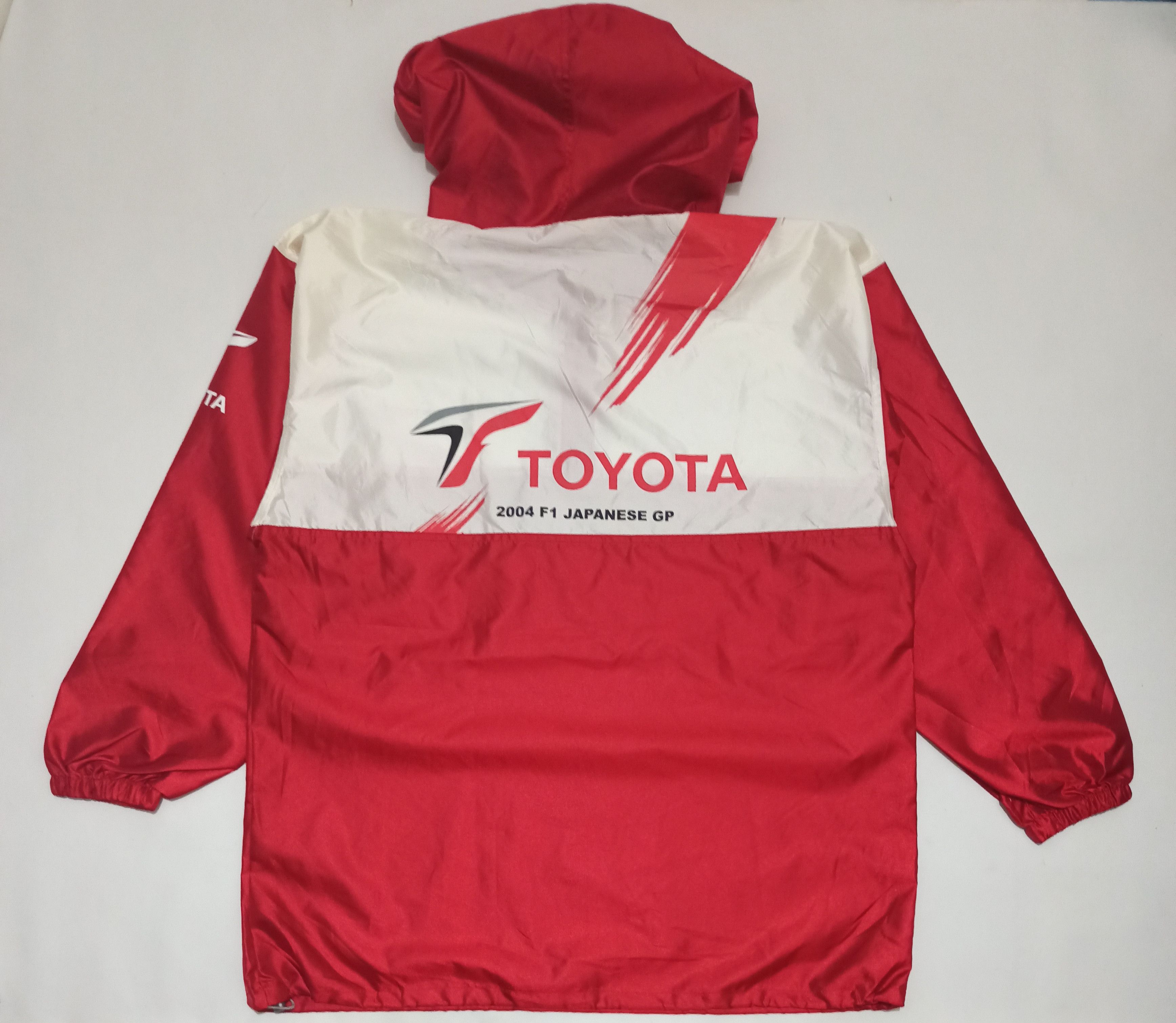 image of Racing Toyota 2004 F1 Formula One Japanese Gp Jacket With Hooded, Men's (Size XL)