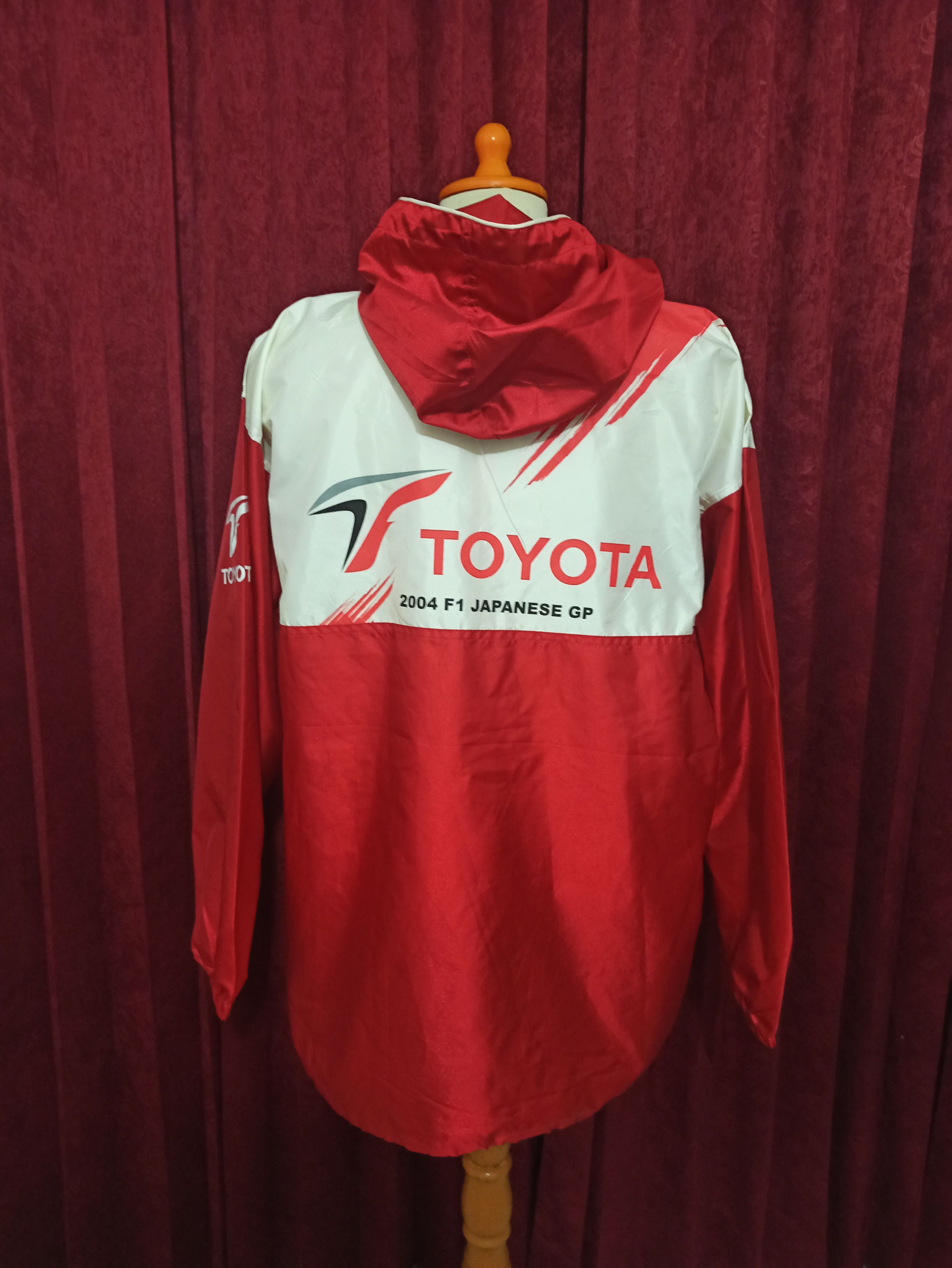 Japanese Brand Toyota 2004 F1 Formula one Japanese GP Jacket with Hooded Size US XL / EU 56 / 4 - 8 Thumbnail