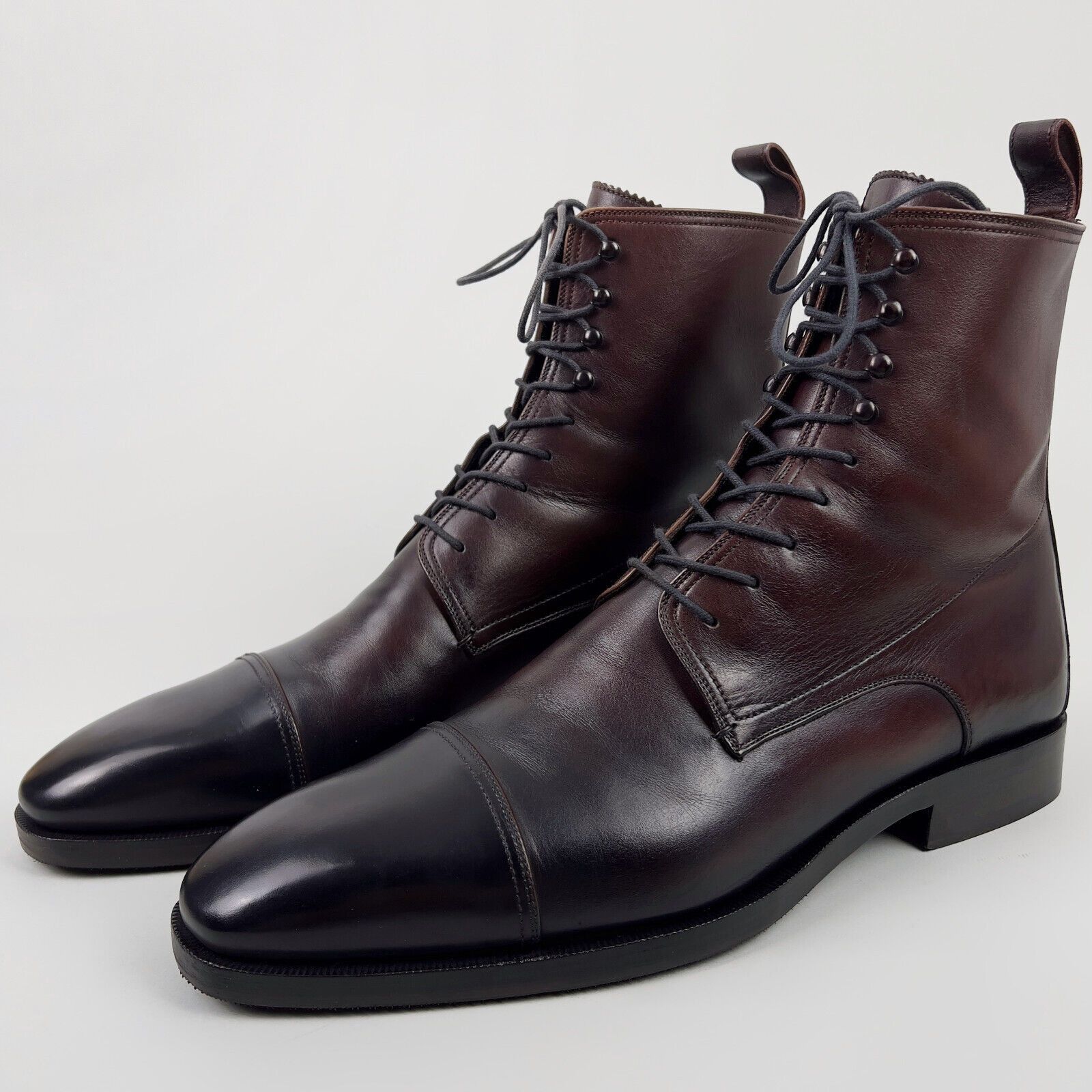 Gucci Gucci Ankle Boots Brown Patina 44.5 Size US 11.5 / EU 44-45 - 2 Thumbnail