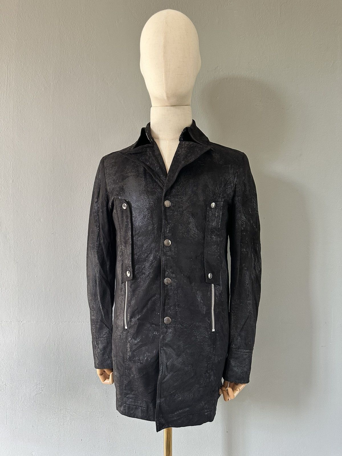 Tornado Mart 00's Tornado Mart Japan moleskin coated parka jacket Size US M / EU 48-50 / 2 - 15 Thumbnail
