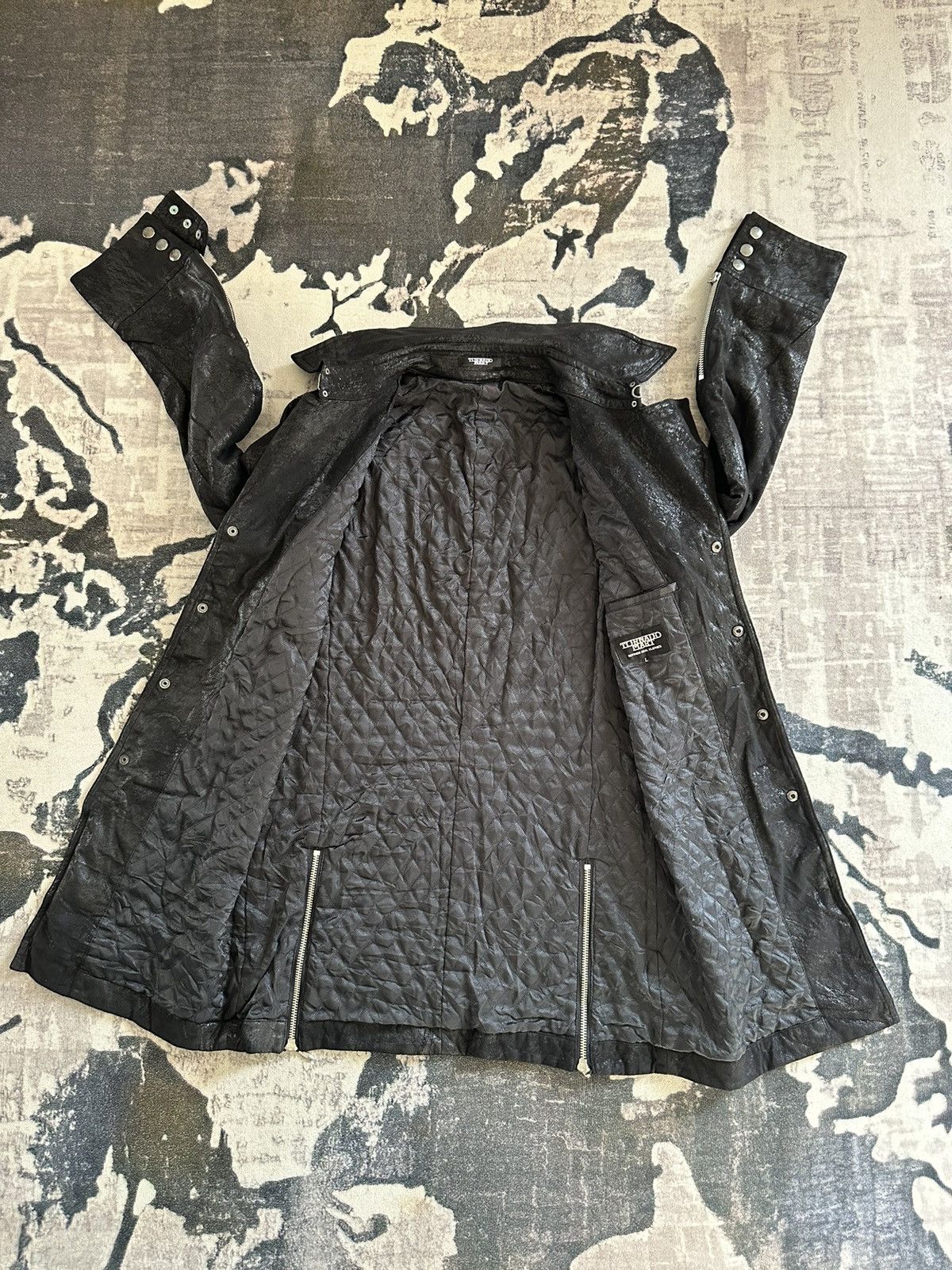 Tornado Mart 00's Tornado Mart Japan moleskin coated parka jacket Size US M / EU 48-50 / 2 - 6 Thumbnail