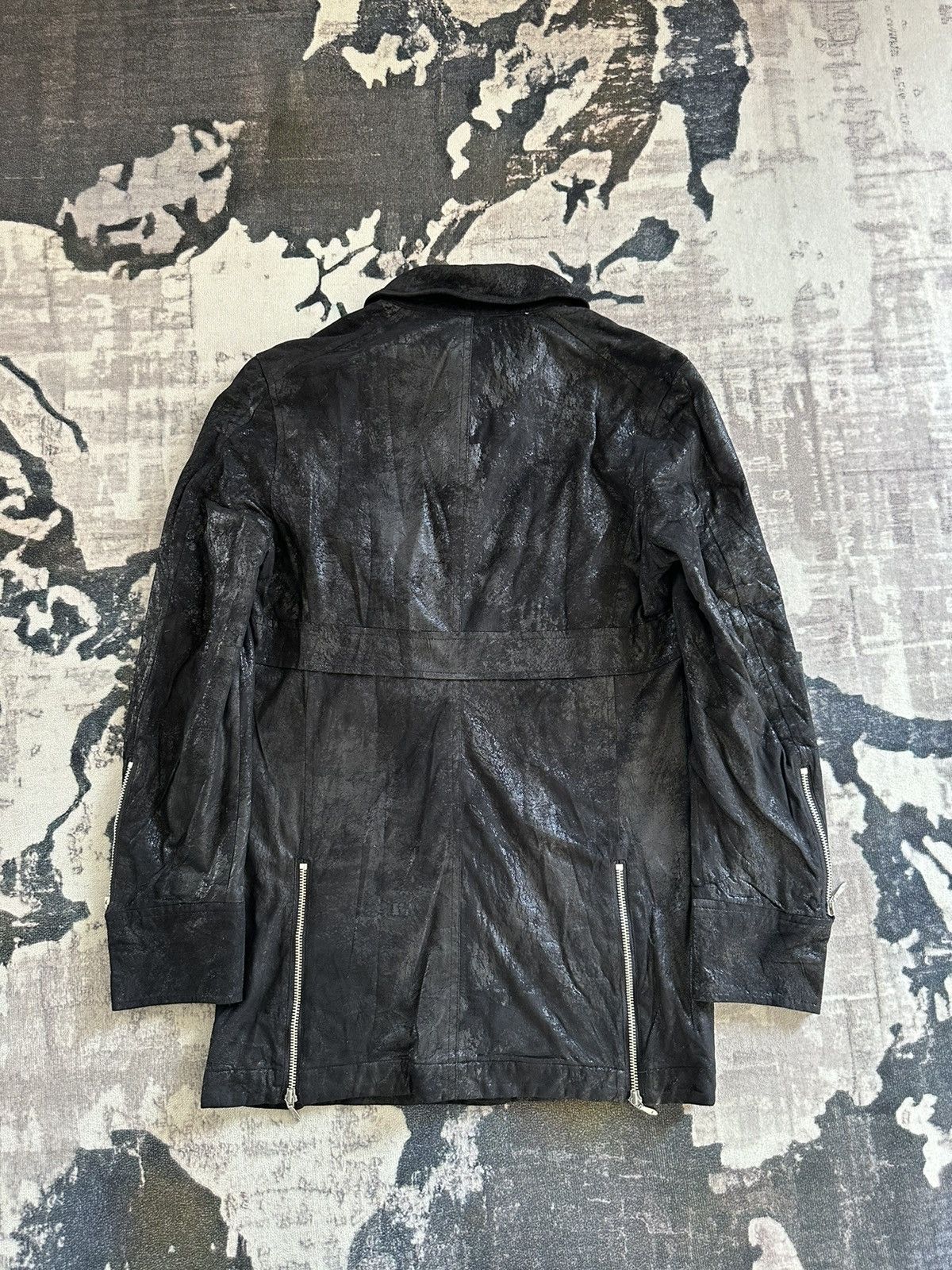 Tornado Mart 00's Tornado Mart Japan moleskin coated parka jacket Size US M / EU 48-50 / 2 - 3 Thumbnail