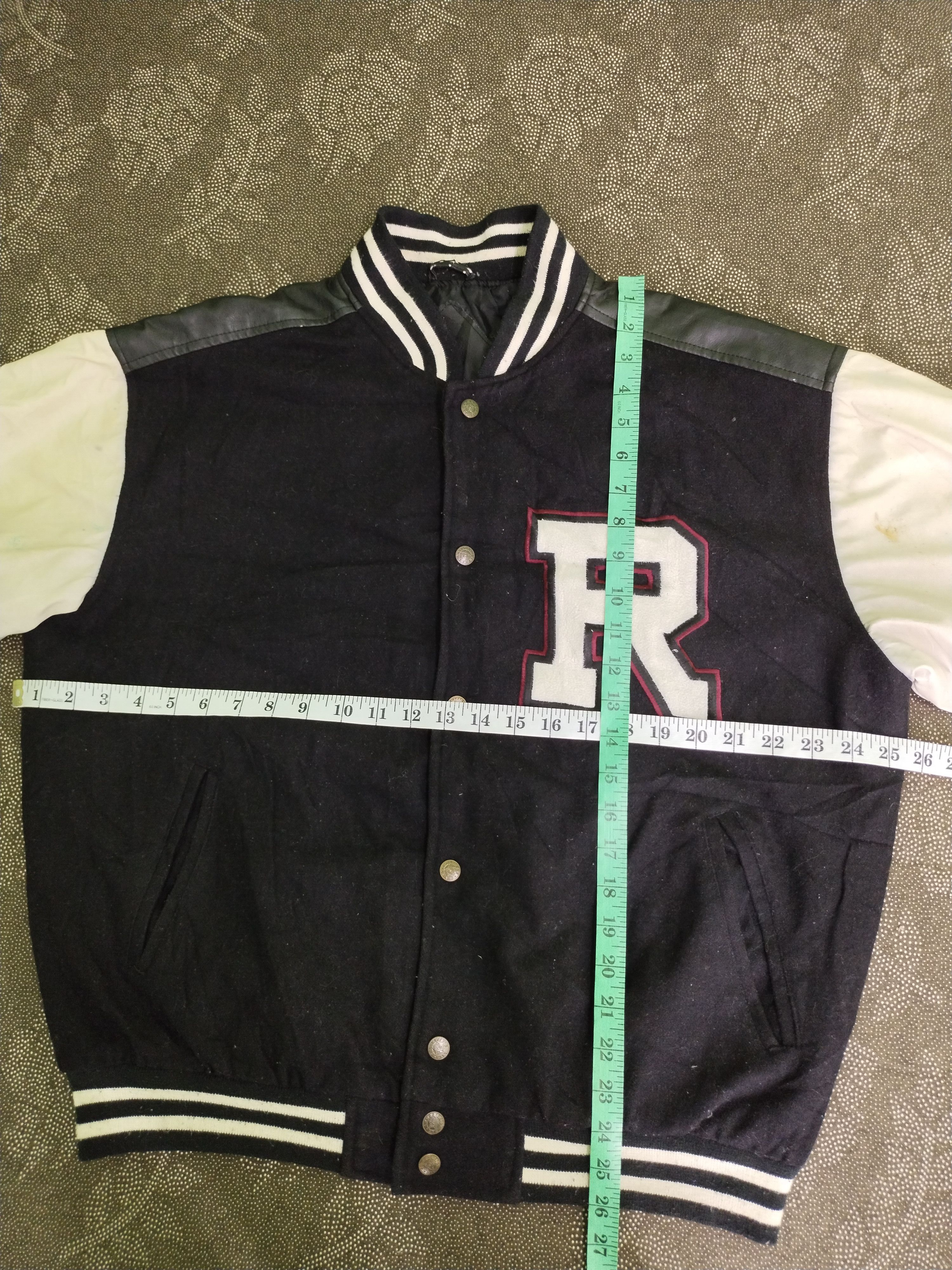 Steve And Barrys VINTAGE STEVE AND BARRYS RIKERS ISLAND RAVEN BOMBER JACKET Size US M / EU 48-50 / 2 - 15 Thumbnail