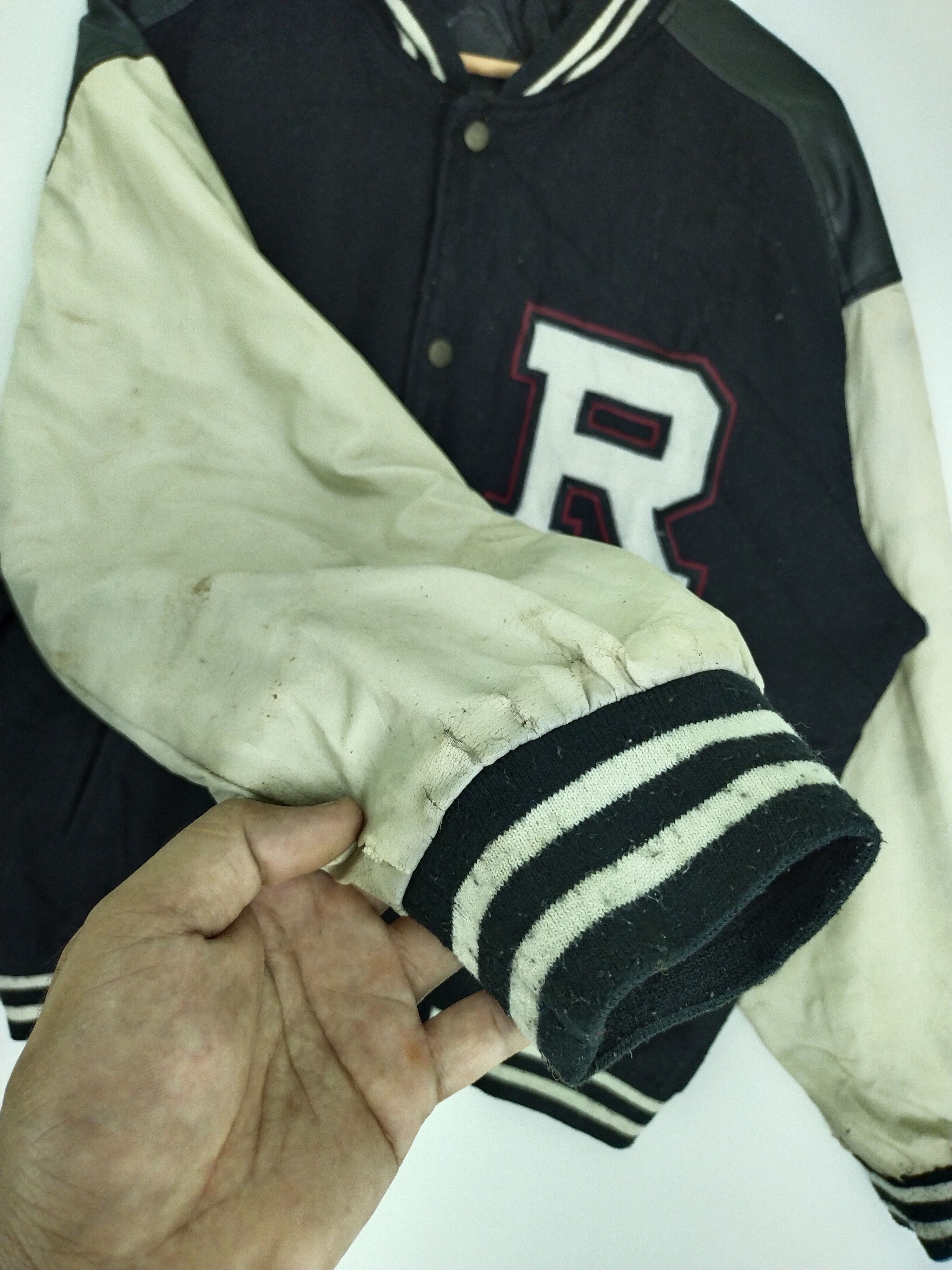 Steve And Barrys VINTAGE STEVE AND BARRYS RIKERS ISLAND RAVEN BOMBER JACKET Size US M / EU 48-50 / 2 - 7 Thumbnail