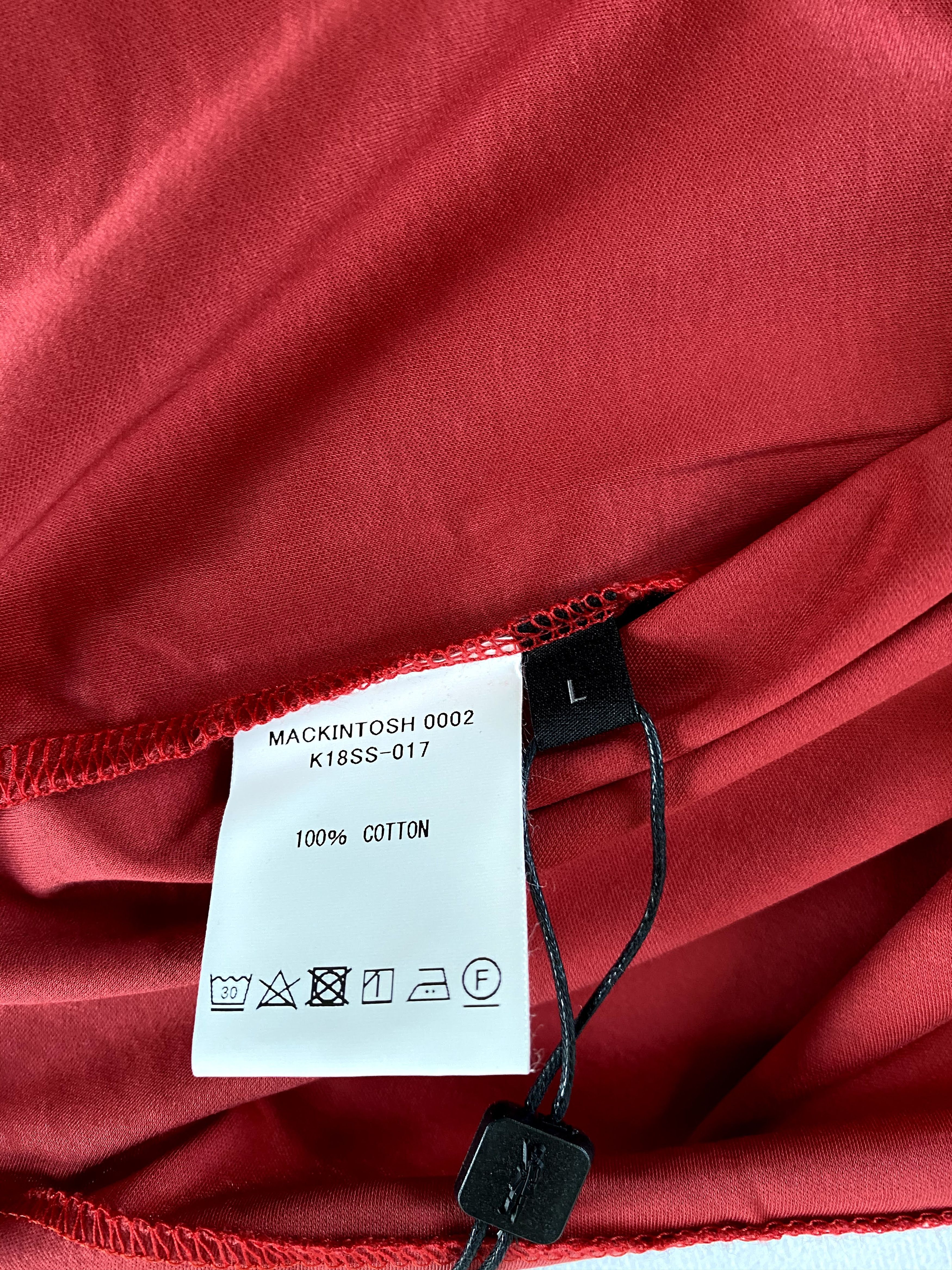 Kiko Kostadinov ⚡️QUICK SALE⚡️Mackintosh by Kiko Kostadinov Red T-Shirt Size US L / EU 52-54 / 3 - 4 Thumbnail