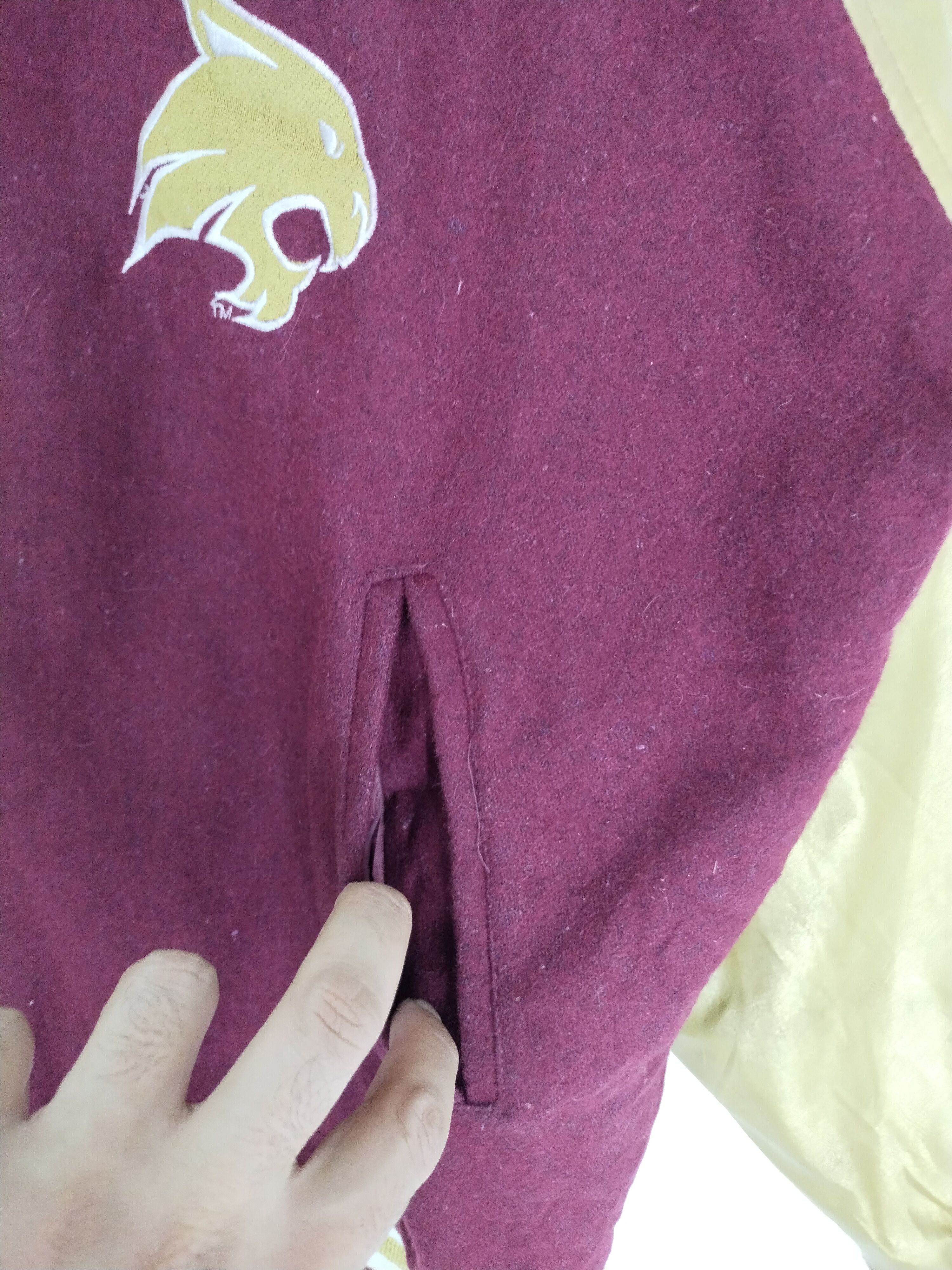 Steve And Barrys × Vintage VINTAGE LION TEXAS STATE VARSITY JACKET Size US M / EU 48-50 / 2 - 10 Thumbnail