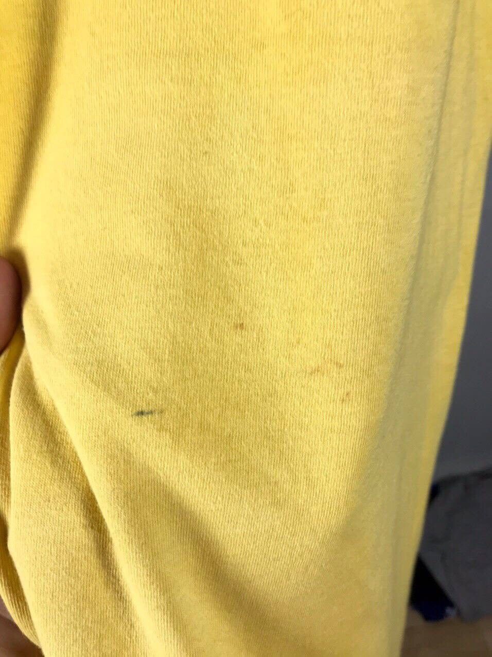 Tommy Hilfiger × Vintage Tommy Hilfiger big logo vintage yellow tee Size US XL / EU 56 / 4 - 8 Thumbnail