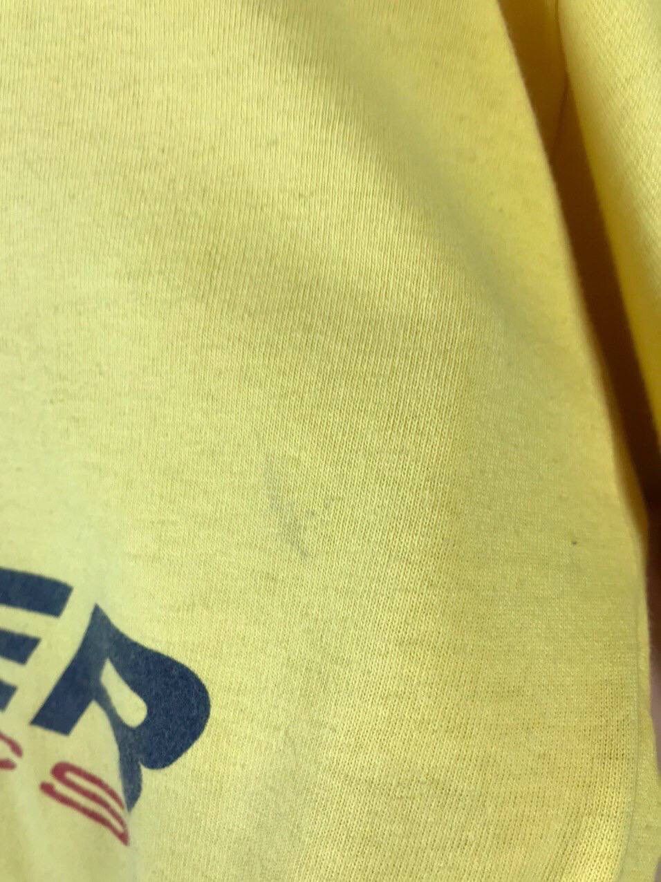 Tommy Hilfiger × Vintage Tommy Hilfiger big logo vintage yellow tee Size US XL / EU 56 / 4 - 5 Thumbnail