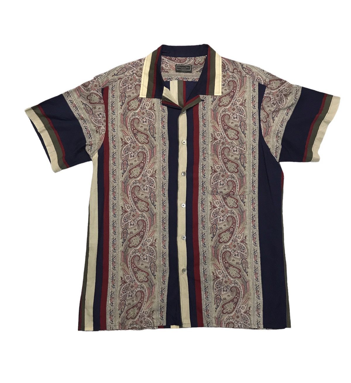Christian Dior Monsieur × Designer CHRISTIAN DIOR MONSIEUR PAISLEY BUTTON SHIRT Size US M / EU 48-50 / 2 - 1 Thumbnail