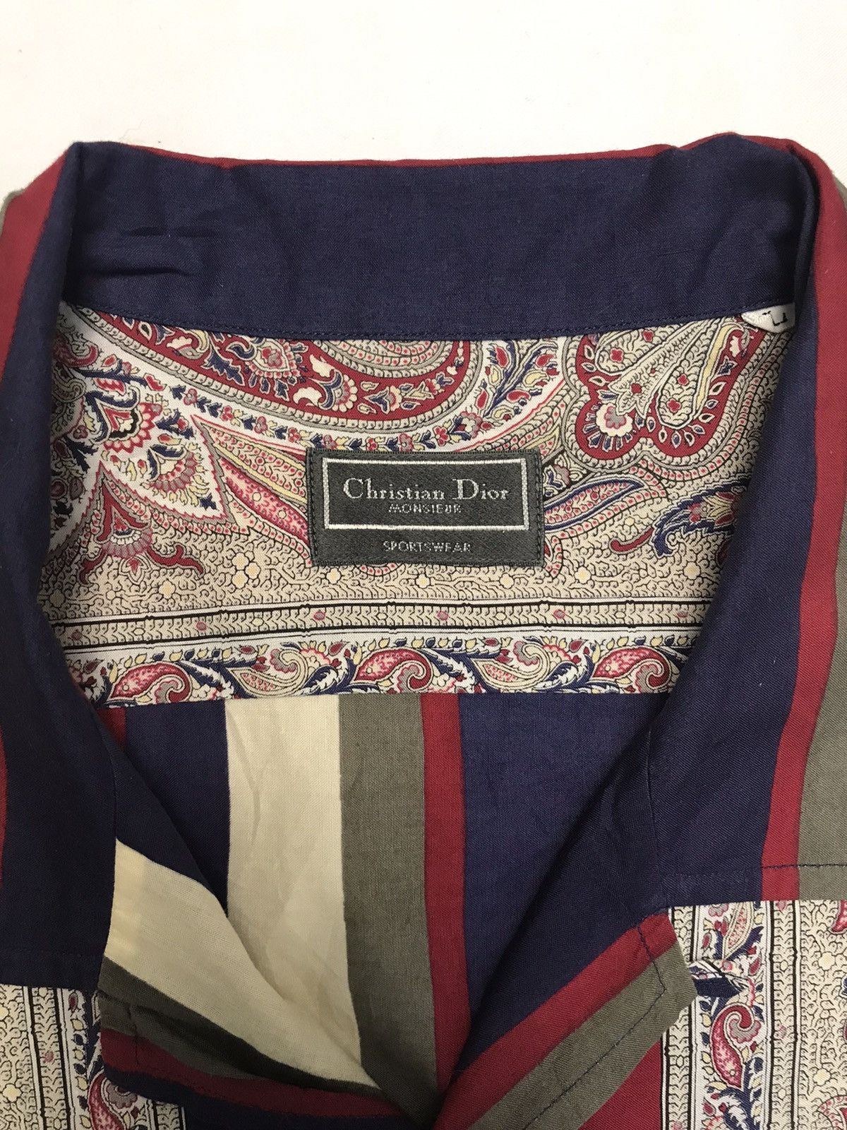 Christian Dior Monsieur × Designer CHRISTIAN DIOR MONSIEUR PAISLEY BUTTON SHIRT Size US M / EU 48-50 / 2 - 4 Thumbnail