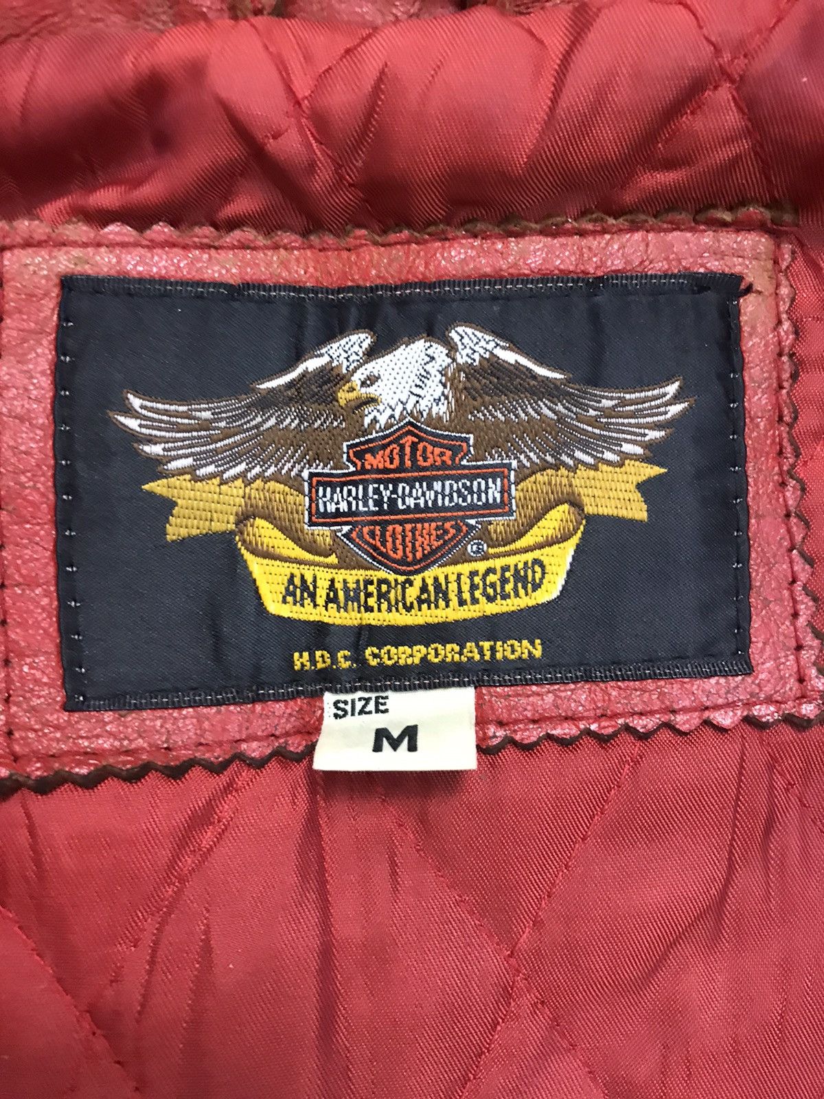 Harley Davidson × Vintage Harley Davidson Motorcycle Leather Jacket Size US M / EU 48-50 / 2 - 14 Thumbnail