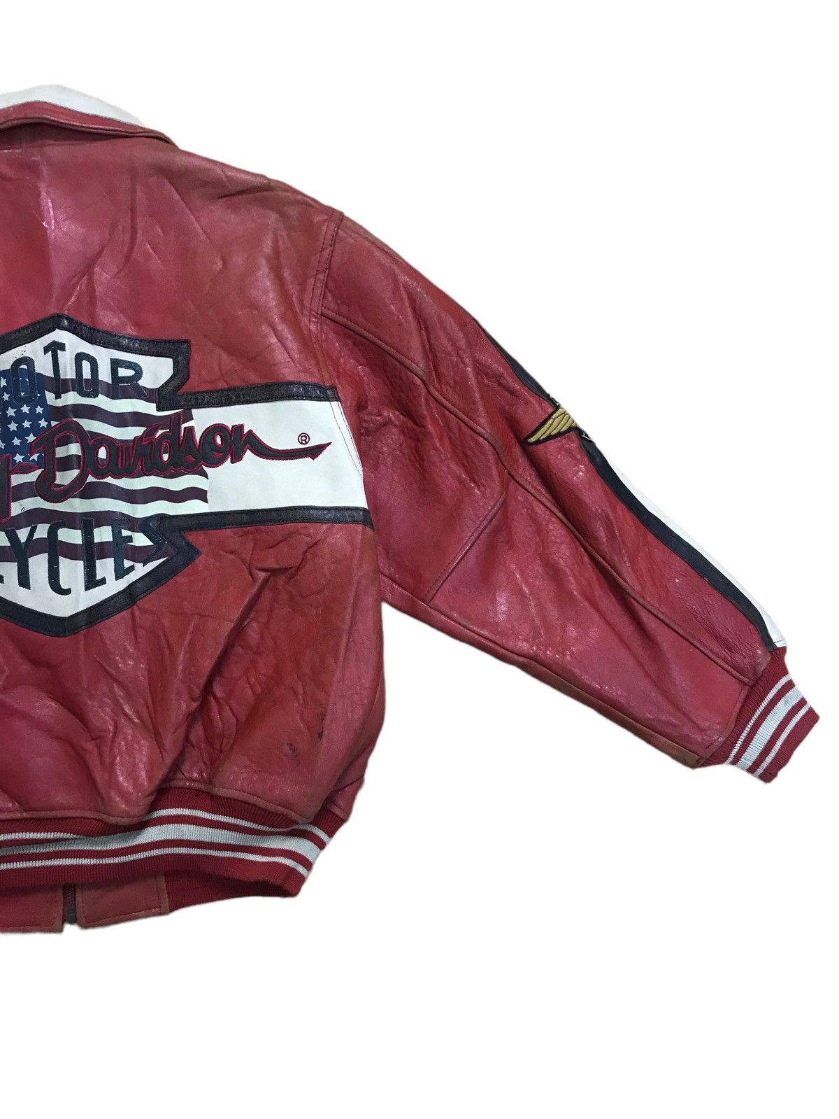 Harley Davidson × Vintage Harley Davidson Motorcycle Leather Jacket Size US M / EU 48-50 / 2 - 13 Thumbnail