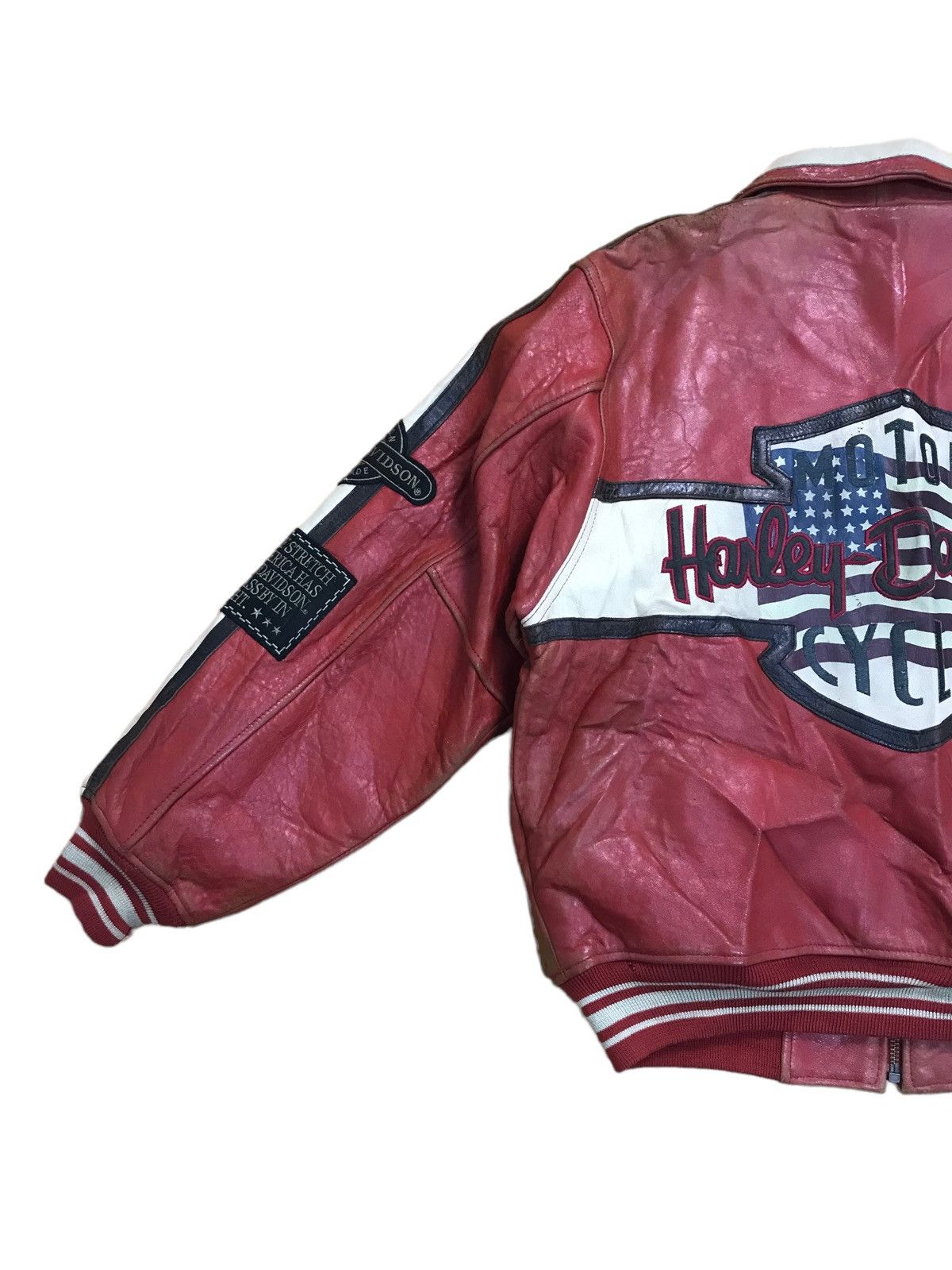 Harley Davidson × Vintage Harley Davidson Motorcycle Leather Jacket Size US M / EU 48-50 / 2 - 12 Thumbnail