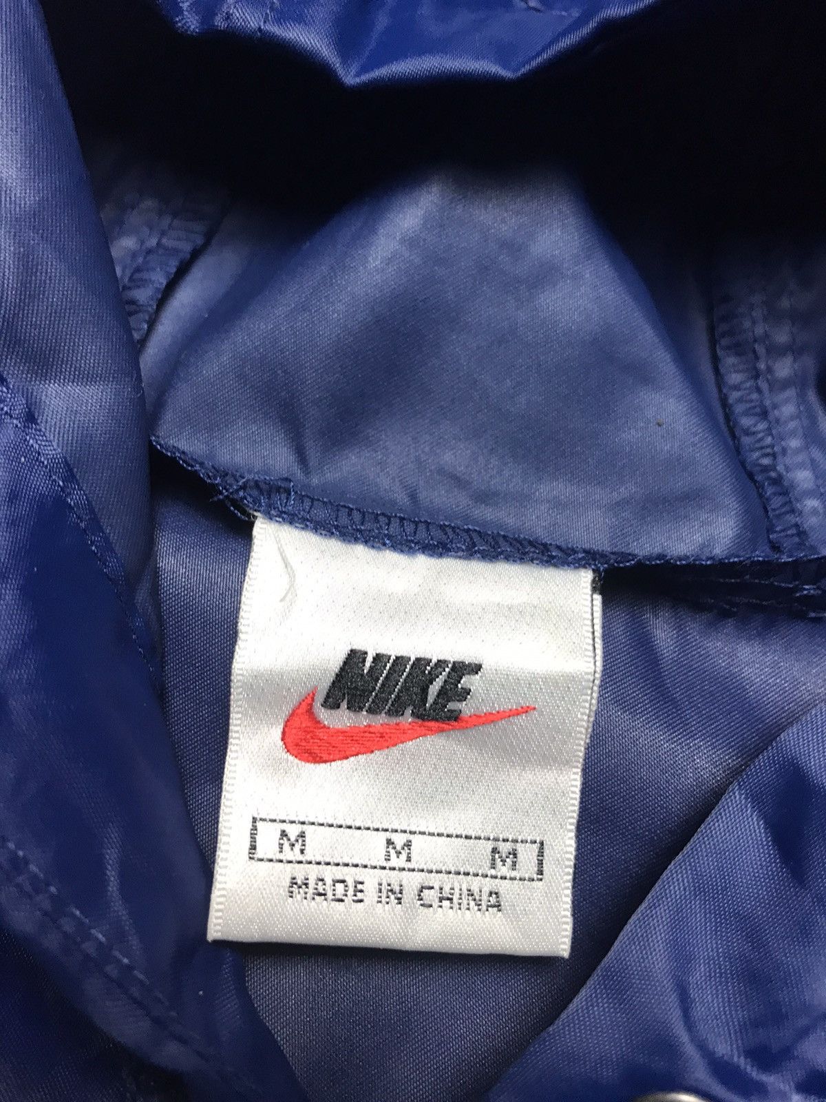 Nike Vintage 90s Nike Small Swoosh Nylon Jacket Size US M / EU 48-50 / 2 - 5 Thumbnail