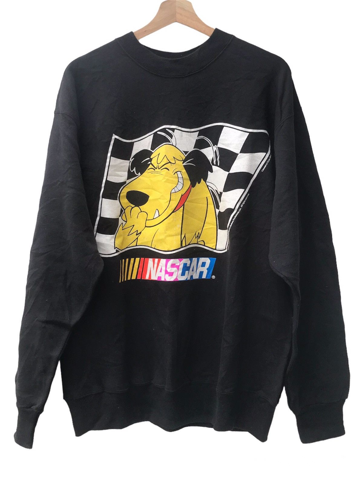 Cartoon Network Vintage 1994 Wacky Races NASCAR Sweatshirt Size US L / EU 52-54 / 3 - 1 Thumbnail