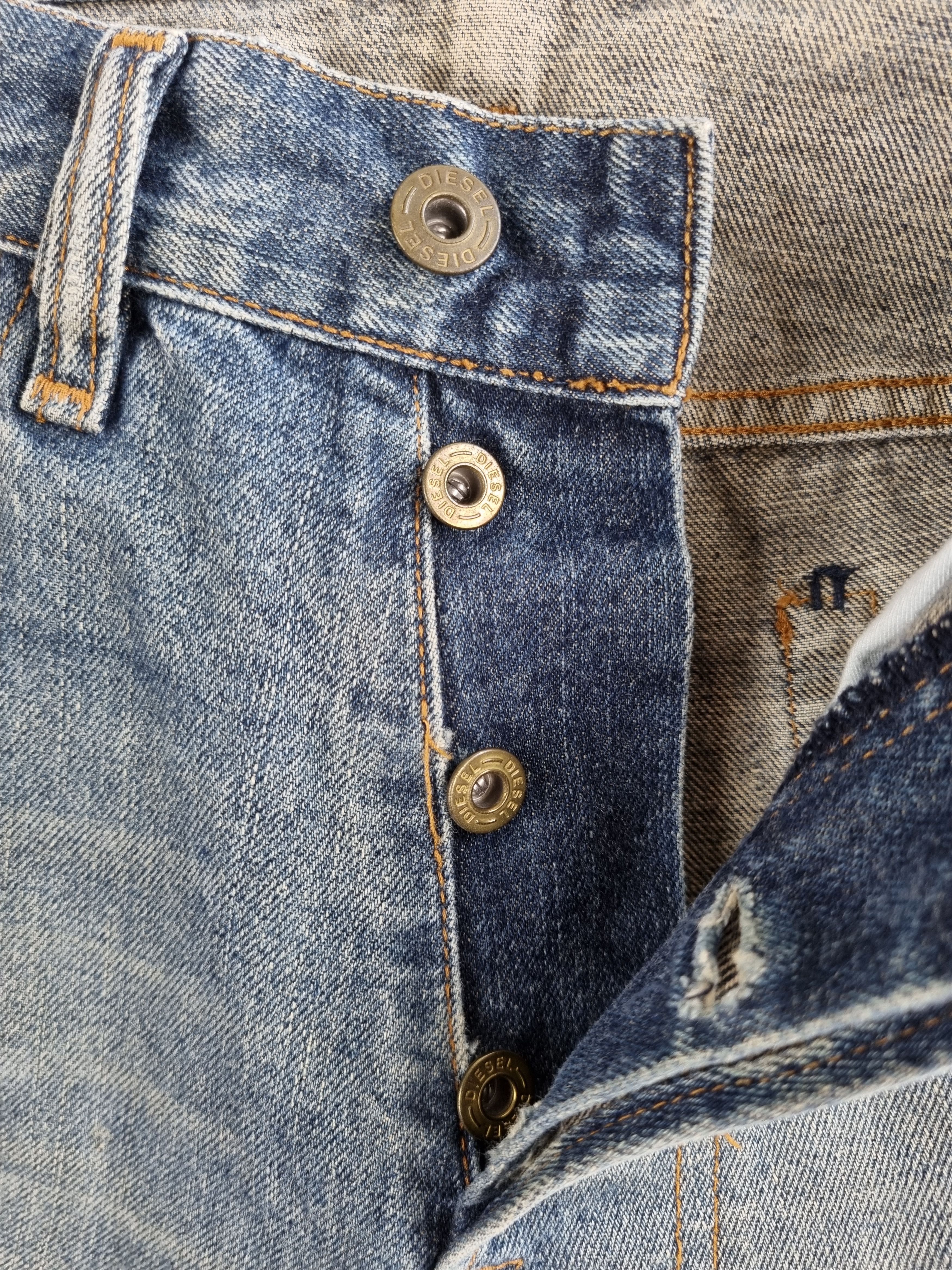 Diesel × Vintage DIESEL Cowboy Flared Vintage Italian Denim Jean Size US 31 - 4 Thumbnail
