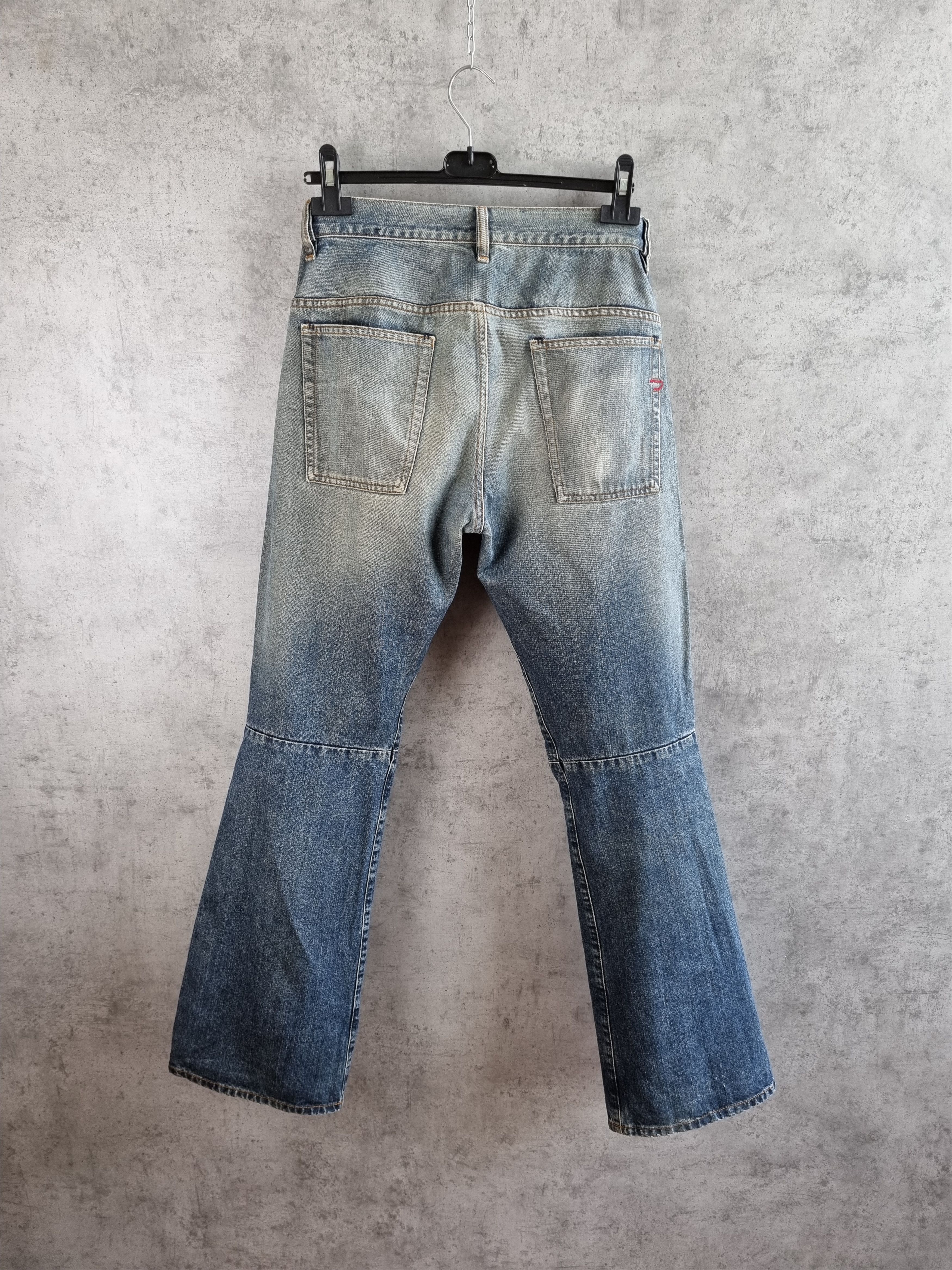 Diesel × Vintage DIESEL Cowboy Flared Vintage Italian Denim Jean Size US 31 - 3 Thumbnail