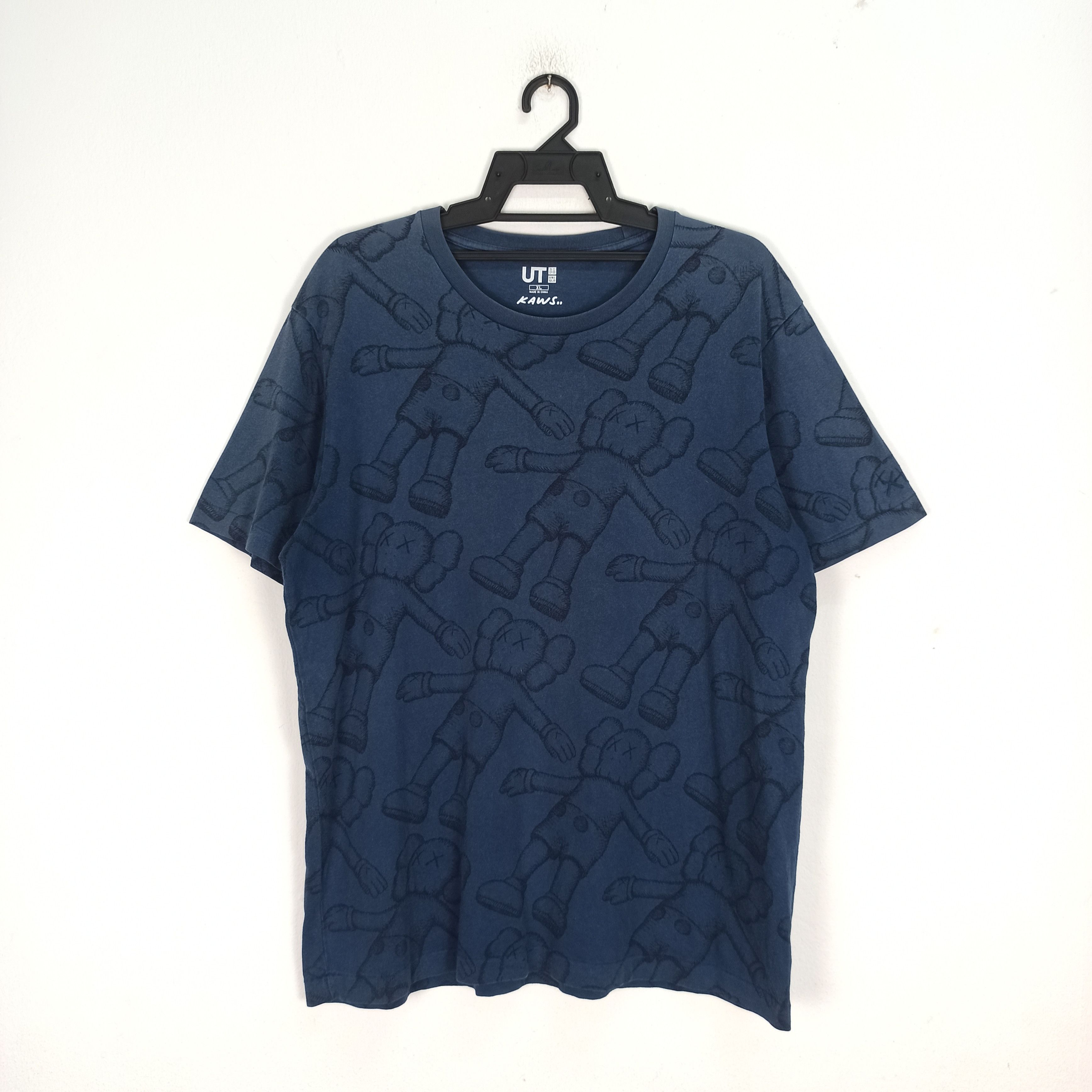 Kaws × Uniqlo Kaws X Uniqlo Full Printed Tshirt Size US XL / EU 56 / 4 - 1 Thumbnail