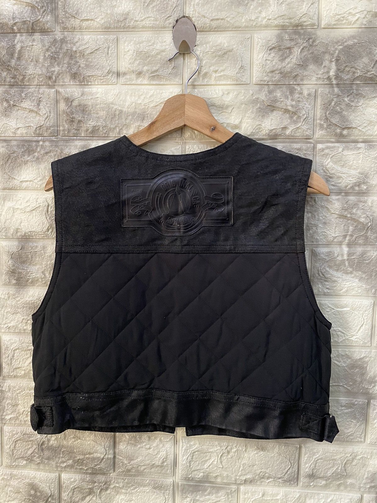 Japanese Brand Aujard Paris Biker Vest Size US S / EU 44-46 / 1 - 2 Thumbnail