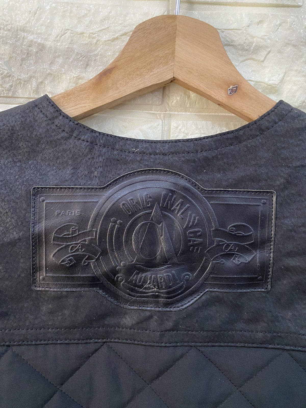 Japanese Brand Aujard Paris Biker Vest Size US S / EU 44-46 / 1 - 4 Thumbnail