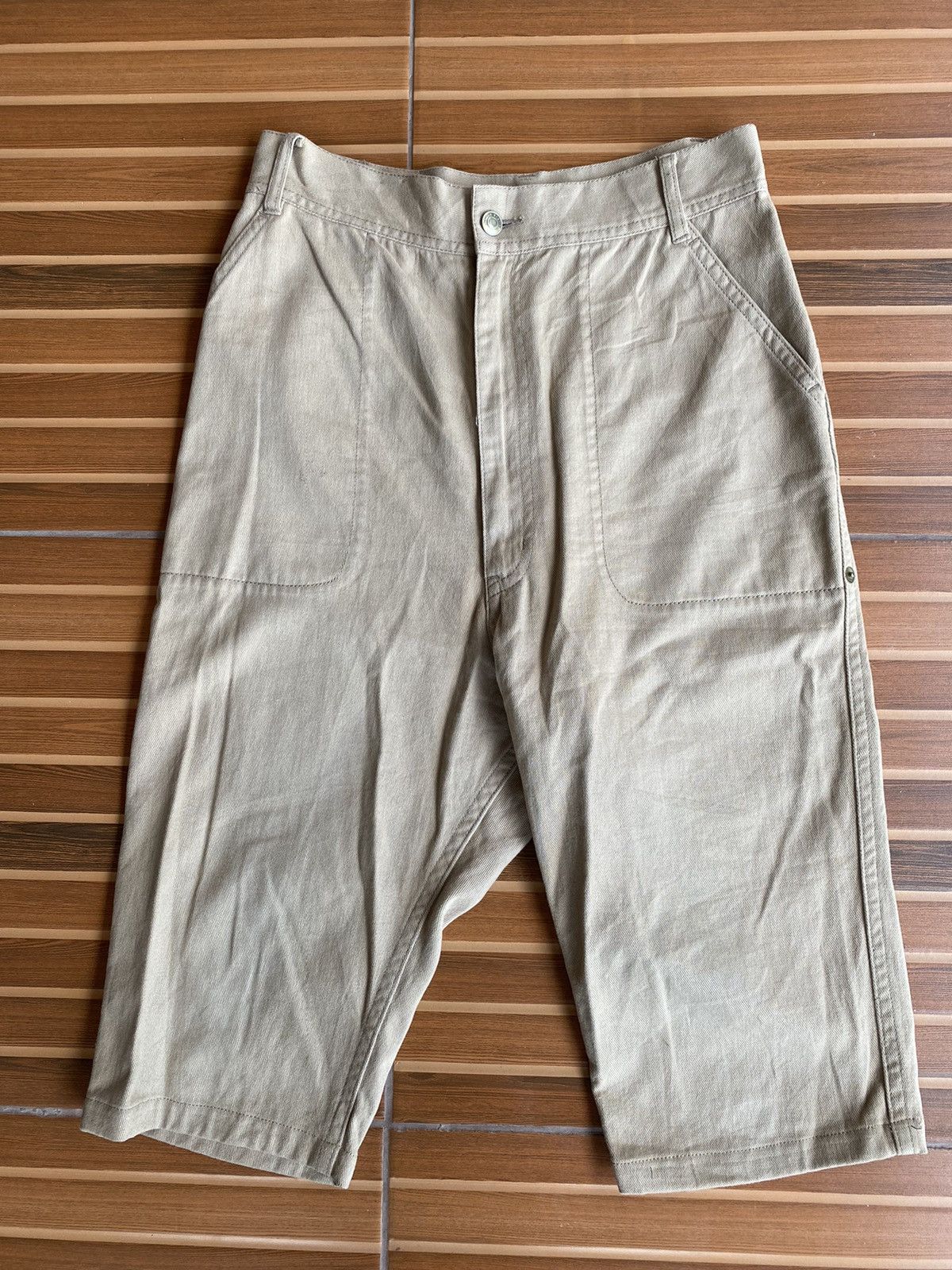 Designer 🖤BLACFRIDAY🖤Mercibeacoup short pants patchwork Isseymiyake Size US 28 / EU 44 - 3 Thumbnail