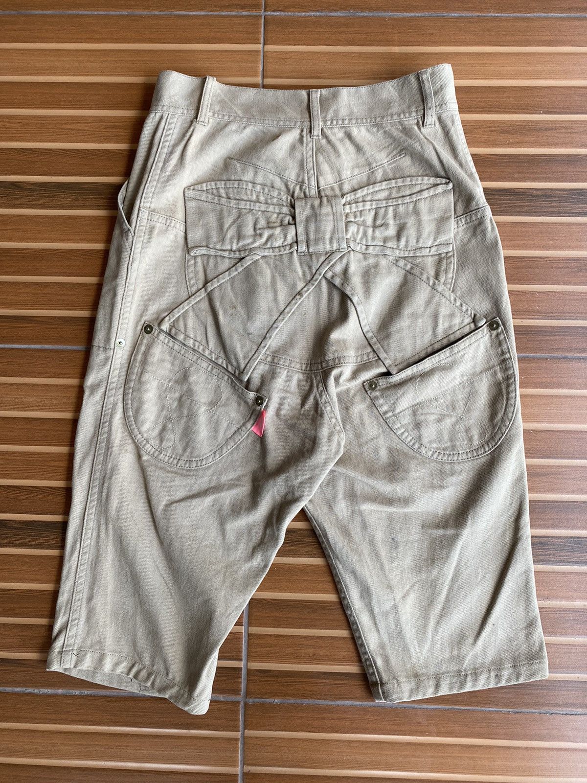 Designer 🖤BLACFRIDAY🖤Mercibeacoup short pants patchwork Isseymiyake Size US 28 / EU 44 - 2 Thumbnail