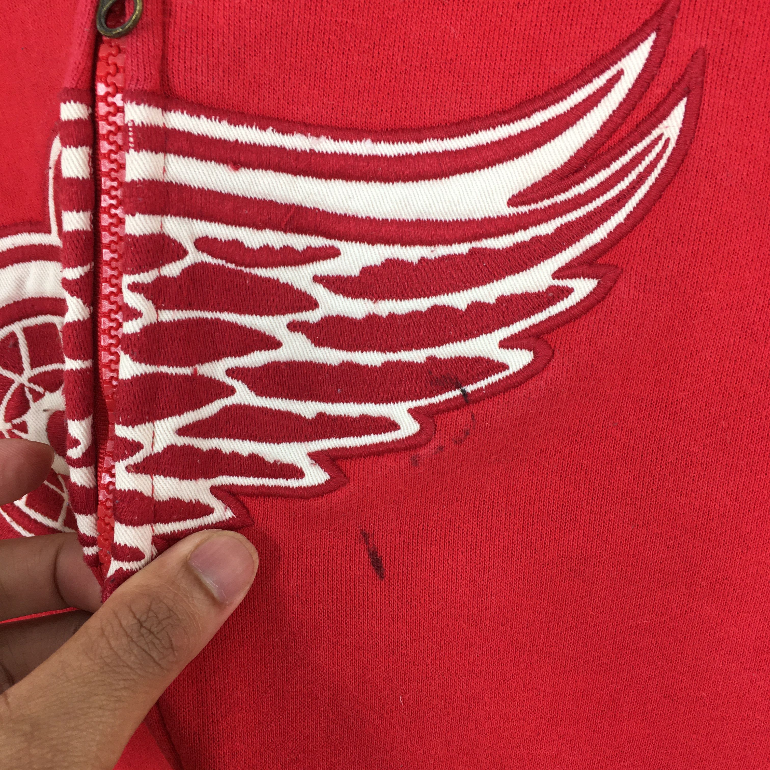 NHL Vintage Detroit Red Wings NHL Zipper Hoodies Large Size US L / EU 52-54 / 3 - 5 Thumbnail