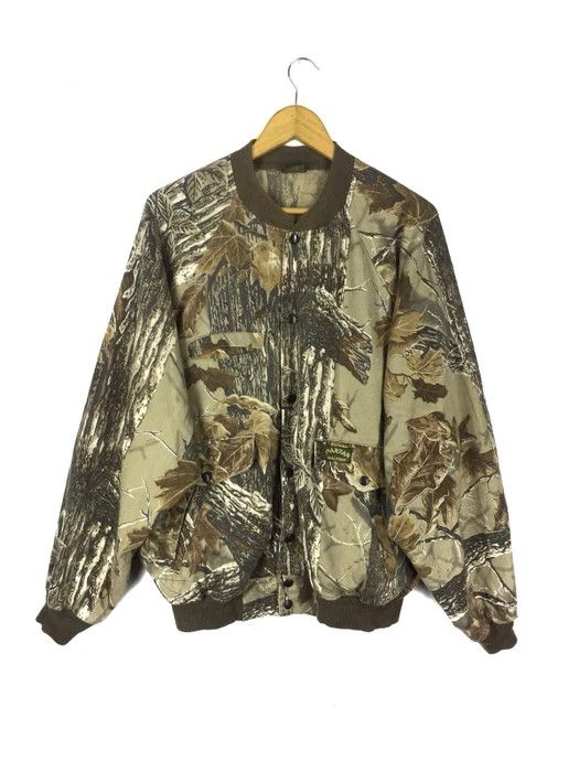 Vintage SPARTAN REALTREE CAMOUFLAGE BOMBER JACKET MADE IN USA Size US XXL / EU 58 / 5 - 3 Thumbnail