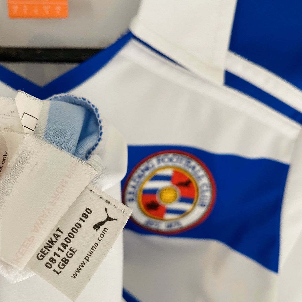 Puma × Vintage 2011 2012 Reading Afobe Puma Home Soccer Jersey Size US S / EU 44-46 / 1 - 6 Thumbnail