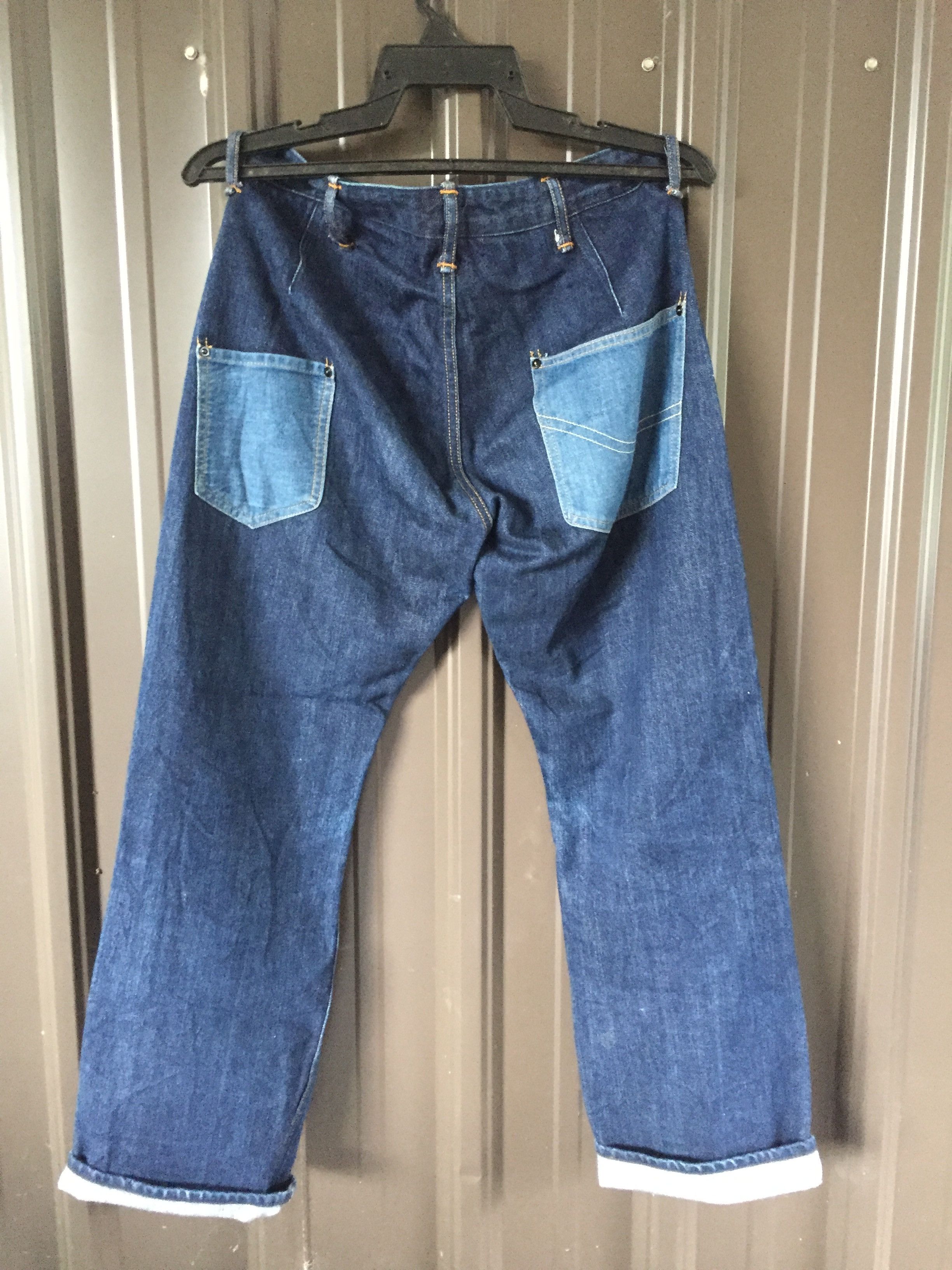 Japanese Brand × Le Grande Bleu (L.G.B.) 🔥Rare🔥Canton Reconstruct Selvedge Denim Jeans Size US 29 - 2 Thumbnail