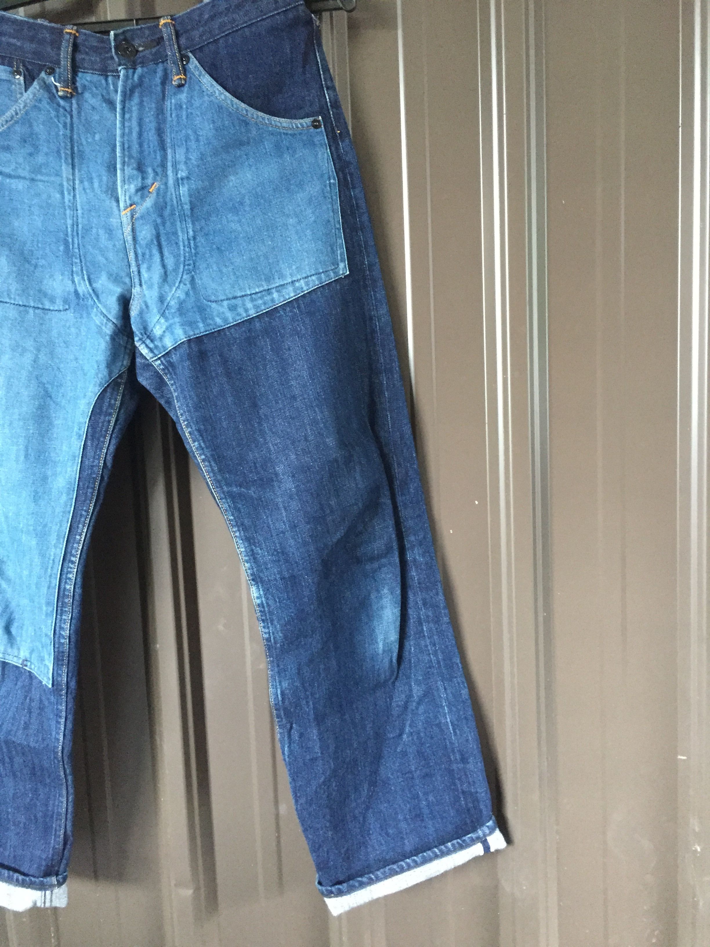 Japanese Brand × Le Grande Bleu (L.G.B.) 🔥Rare🔥Canton Reconstruct Selvedge Denim Jeans Size US 29 - 3 Thumbnail